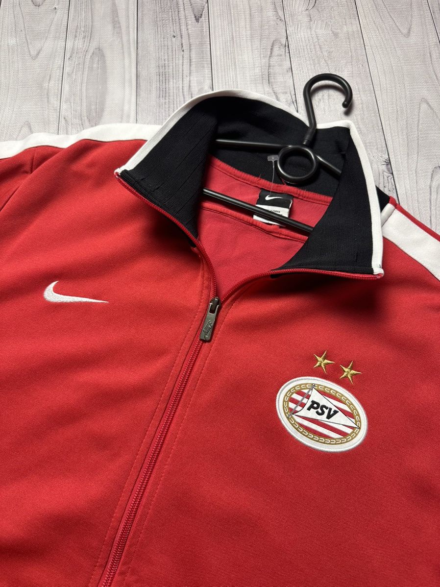 Nike × Vintage Vintage Nike PSV soccer track jacket size XXL red Size US XXL / EU 58 / 5 - 6 Thumbnail