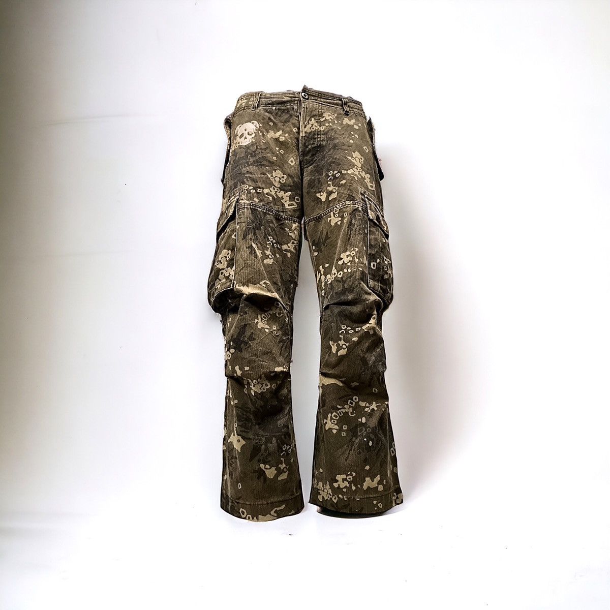 14th Addiction Vintage 291295 Pour Hommes Cargo Trousers. Size US 32 / EU 48 - 3 Thumbnail