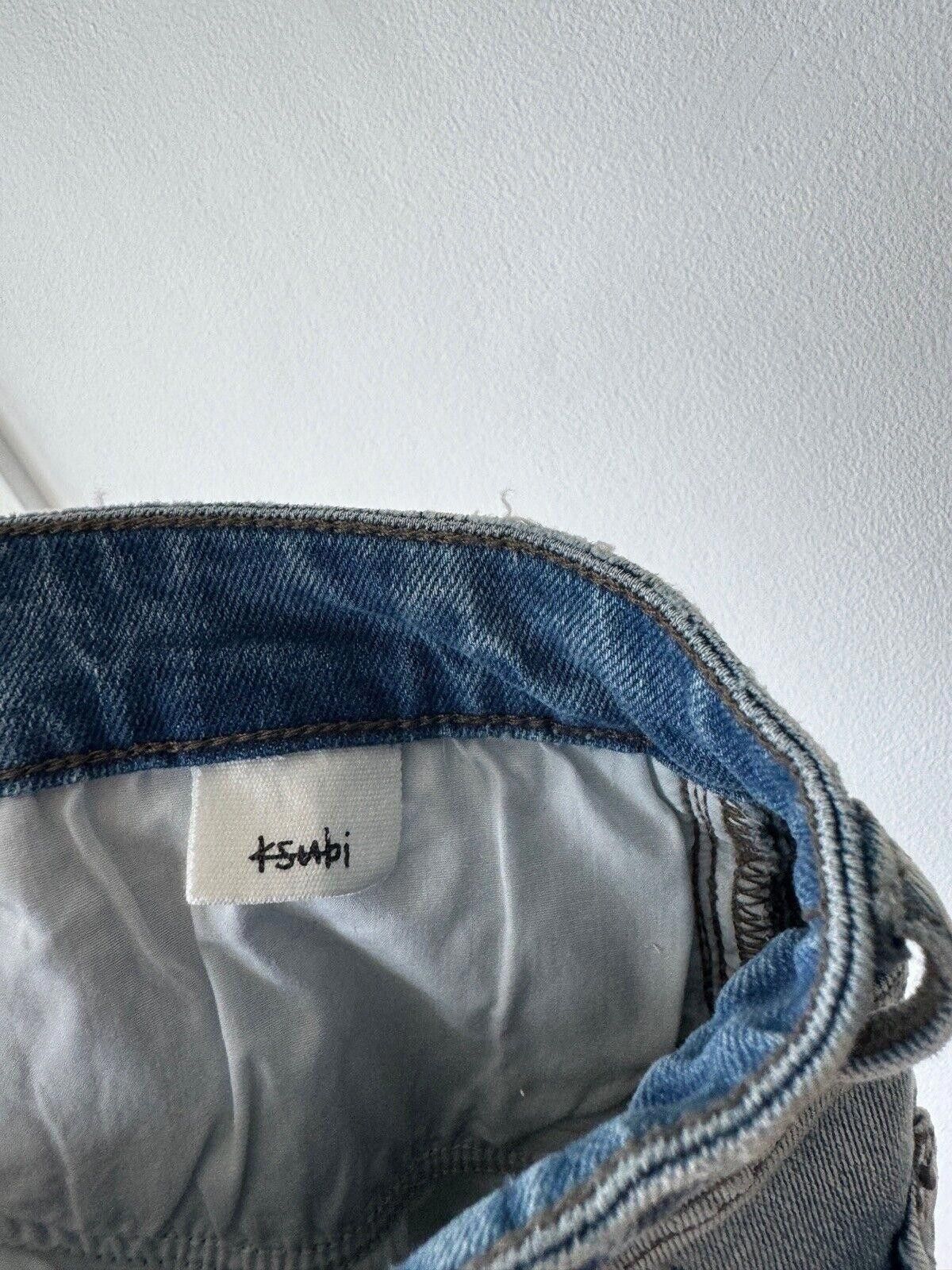 Ksubi Ksubi mens denim jean van winkle 32 blue globe cycle Size US 32 / EU 48 - 8 Thumbnail