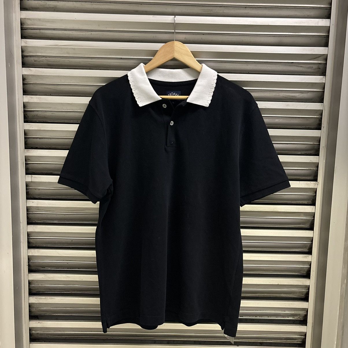 Noah × Streetwear Noah Summer Polo Black/White | Grailed