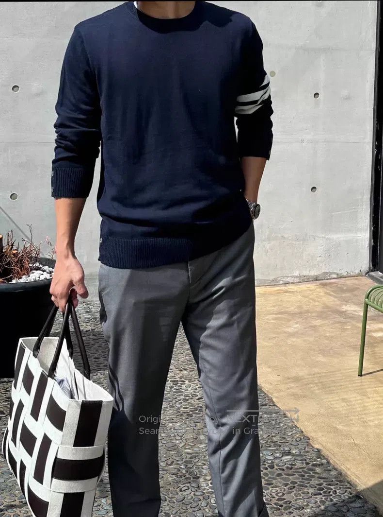 Thom Browne Thom Browne Wool Knitwear Size US XXL / EU 58 / 5 - 9 Thumbnail