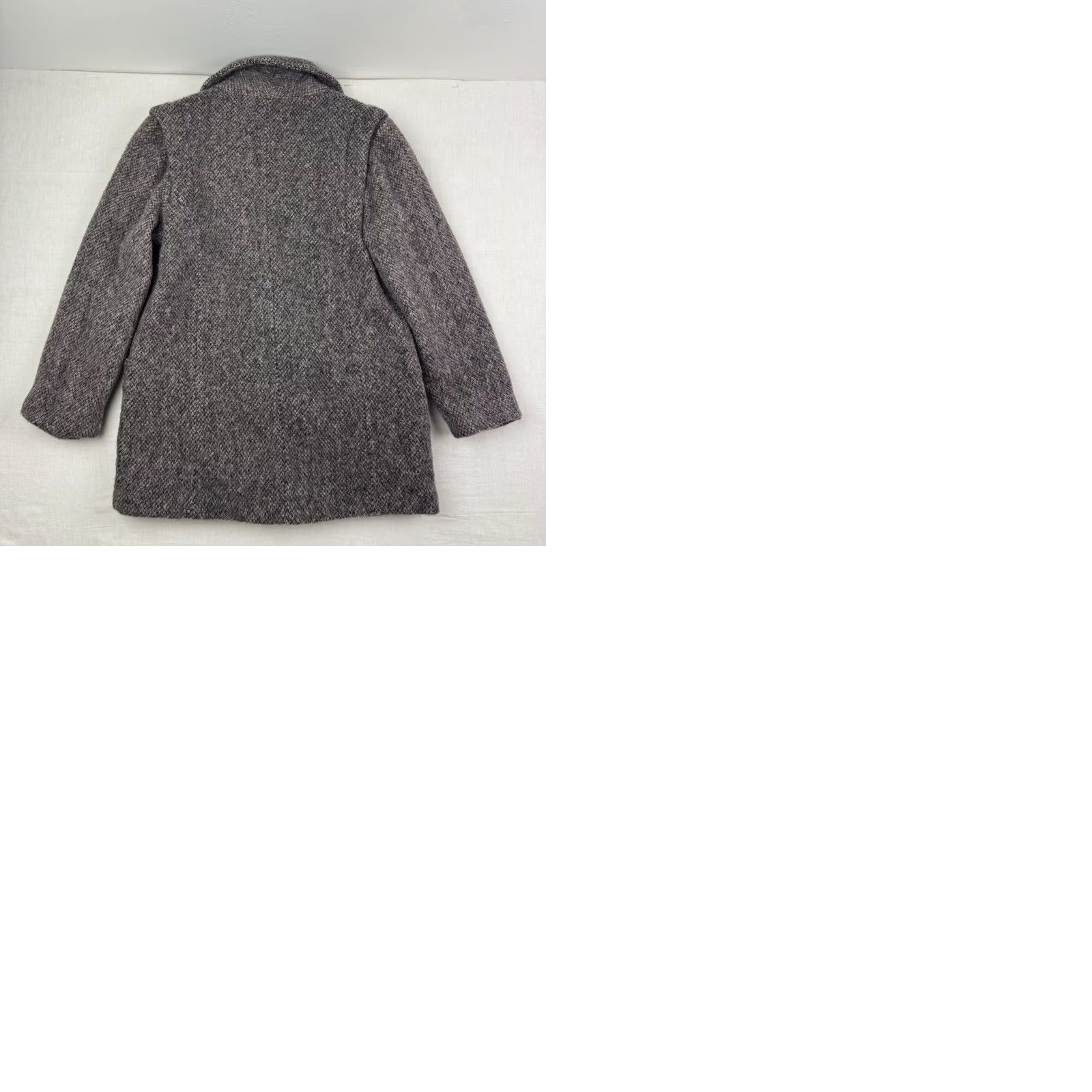 Vintage VINTAGE Herman Kay Coat Womens Large Button Up Shawl Collar 80s Wool Gray Size L / US 10 / IT 46 - 10 Thumbnail