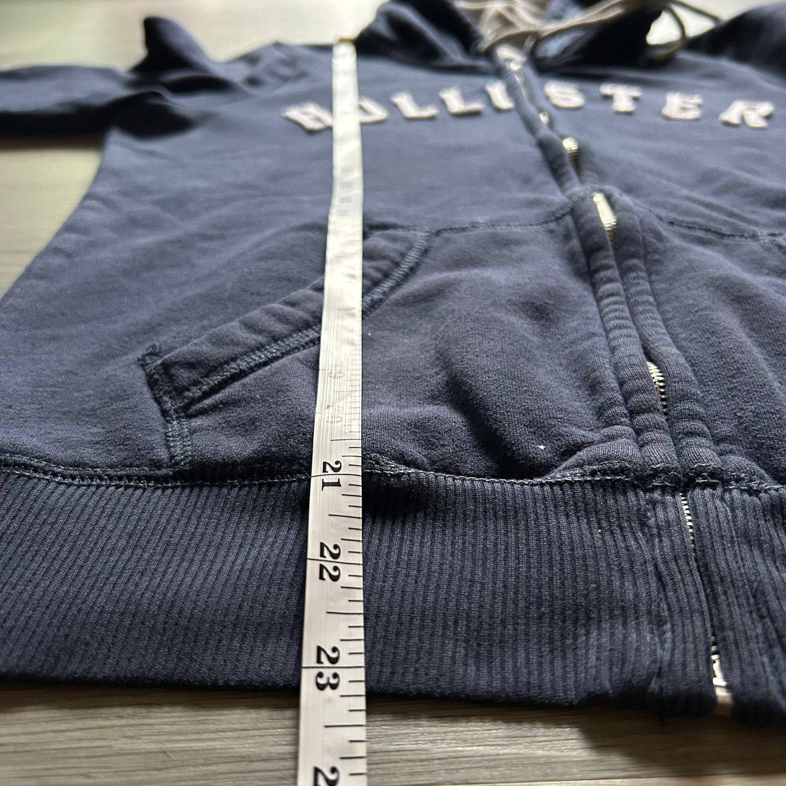 Hollister Vtg y2k Hollister California Full Zip Applique Logo Hoodie Size L / US 10 / IT 46 - 8 Thumbnail