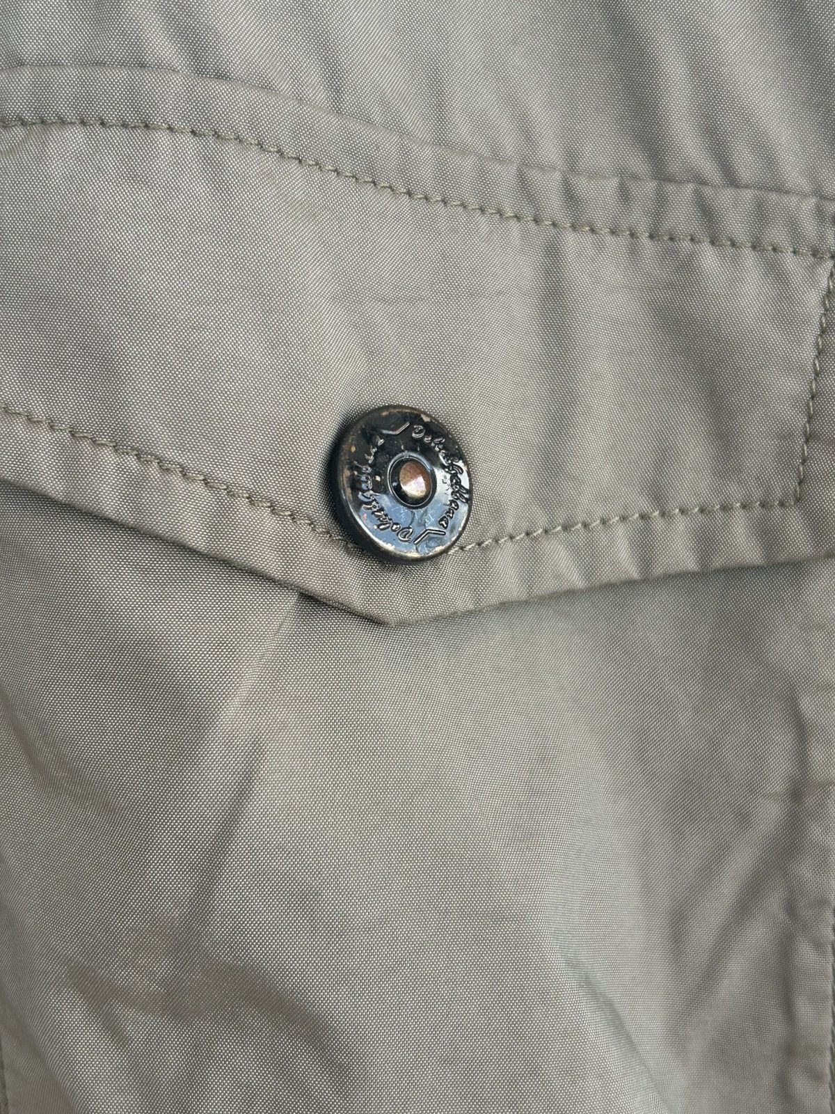 Dolce & Gabbana D&Gababna Vintage Nylon Distress Olive Jacket Size US L / EU 52-54 / 3 - 7 Thumbnail