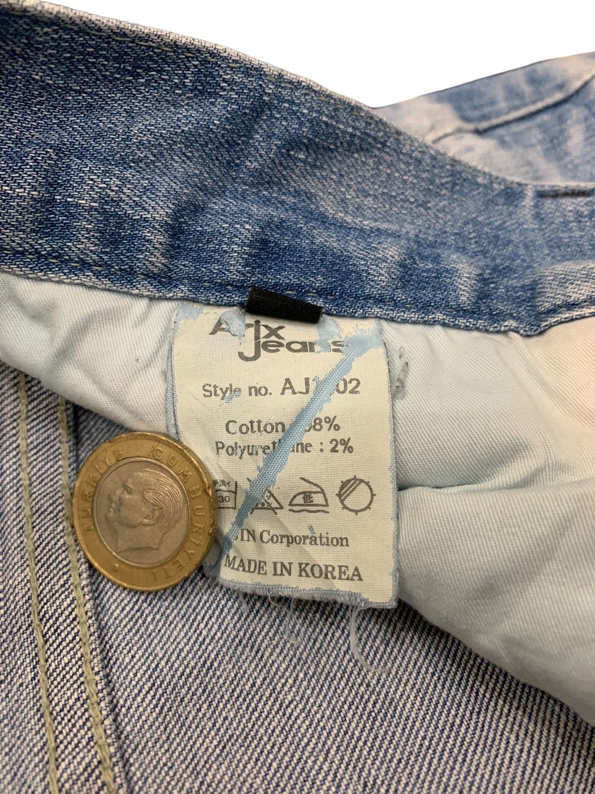 20471120 × If Six Was Nine × Japanese Brand Arix Constructed Distressed Denim Pants (AC13) Size US 34 / EU 50 - 15 Thumbnail