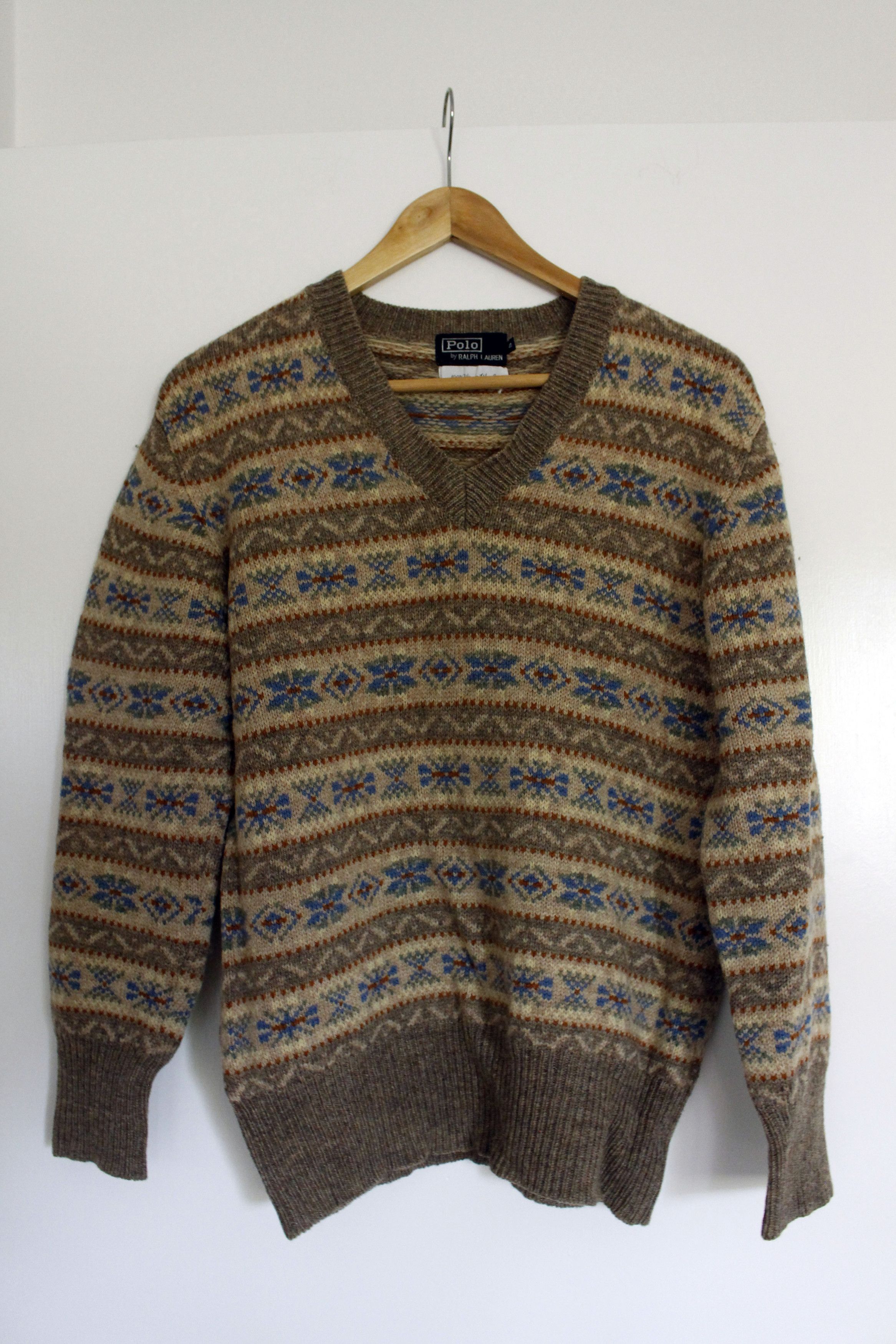Polo Ralph Lauren Wool Fair Isle Sweater Size US S / EU 44-46 / 1 - 1 Thumbnail