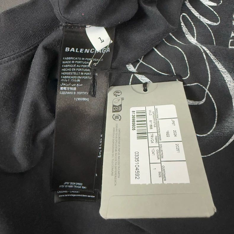 Balenciaga Balenciaga Contour t-shirt Size US S / EU 44-46 / 1 - 3 Thumbnail