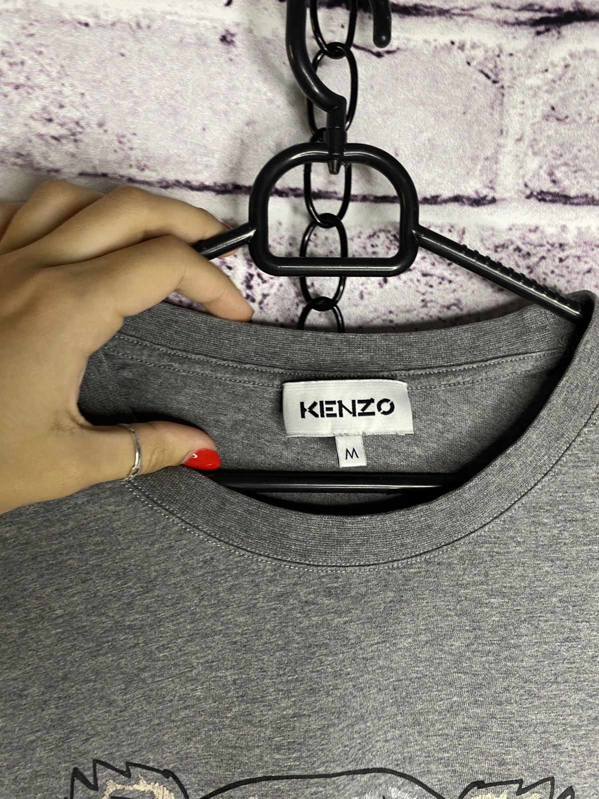 Kenzo Mens Vintage Kenzo T-Shit Luxury Tiger Print Logo Size US M / EU 48-50 / 2 - 4 Thumbnail