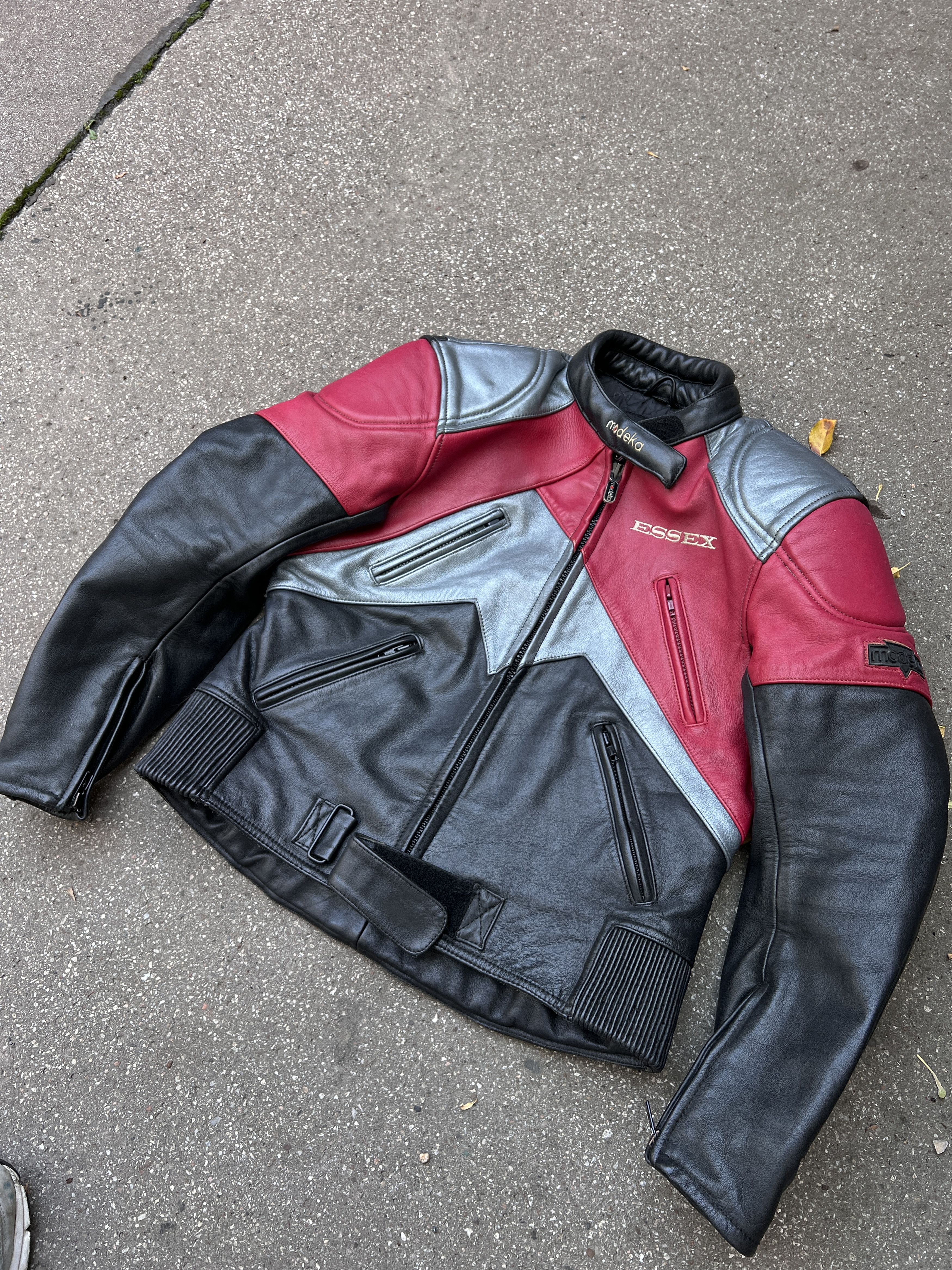 Le Grande Bleu (L.G.B.) Yohji Yamamoto Rick Owens Style Nascar Racing Leather Jacket Size US XS / EU 42 / 0 - 11 Thumbnail