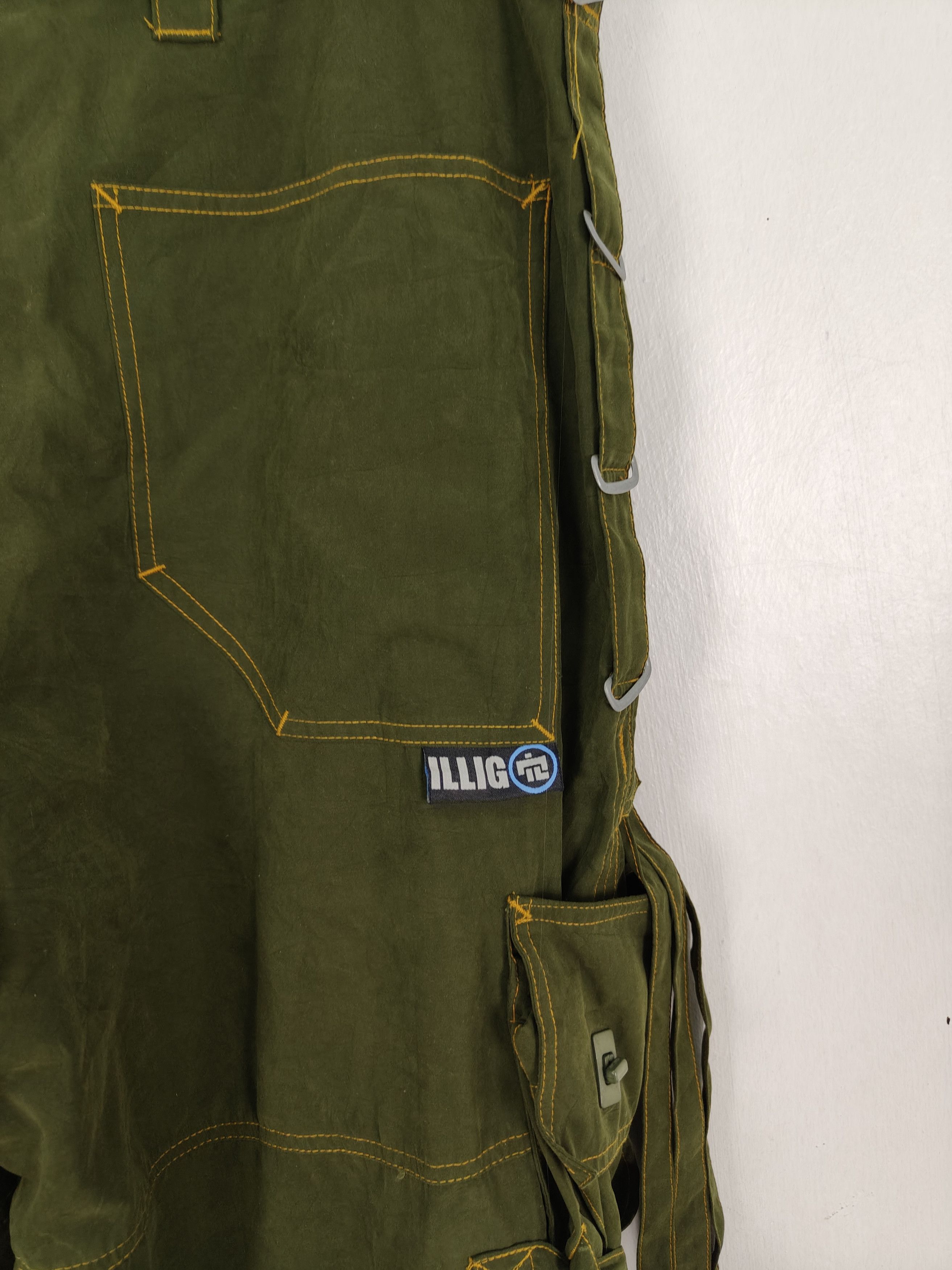Japanese Brand × Vintage Vintage ILLIG Japanese Brand Tactical Raver Pants Size US 32 / EU 48 - 10 Thumbnail