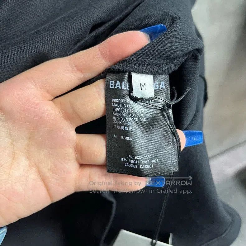 Balenciaga Balenciaga Black X Print Oversized Tee. Size US M / EU 48-50 / 2 - 4 Thumbnail