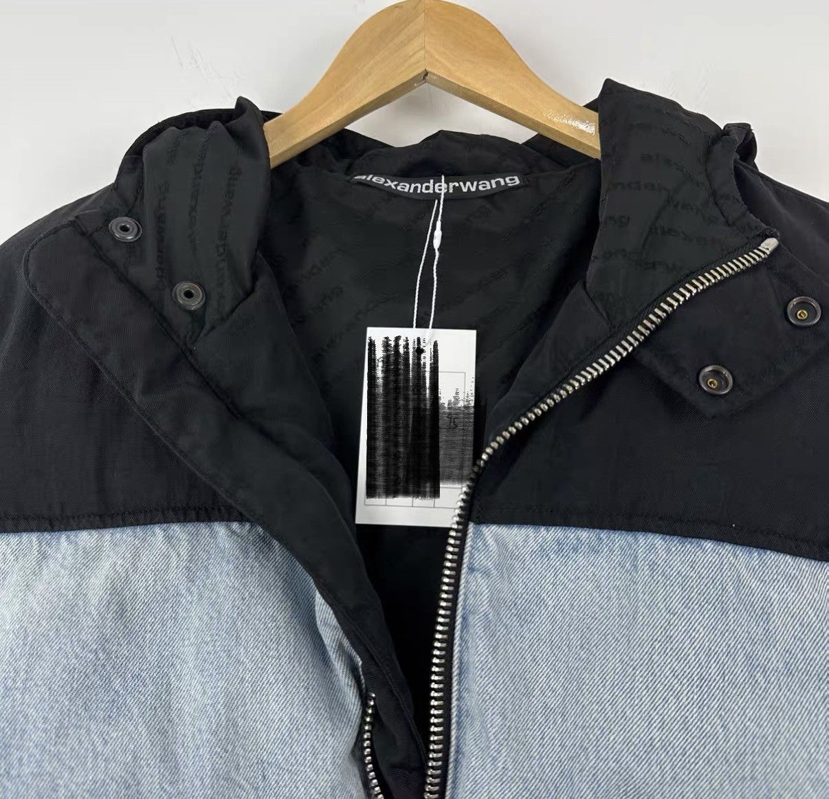 Alexander Wang Alexander Wang Washed Denim Spliced Padded Coat J42 Size US M / EU 48-50 / 2 - 3 Thumbnail