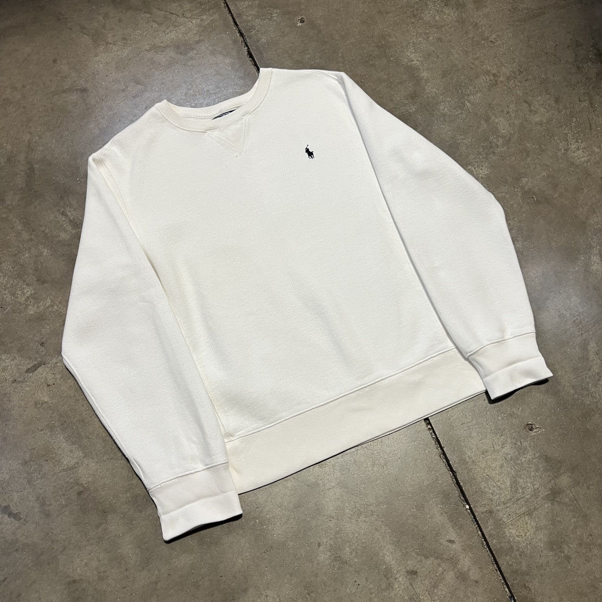Vintage Vintage Polo Ralph Lauren Crewneck Sweatshirt Pony Logo Y2K Size US L / EU 52-54 / 3 - 4 Thumbnail