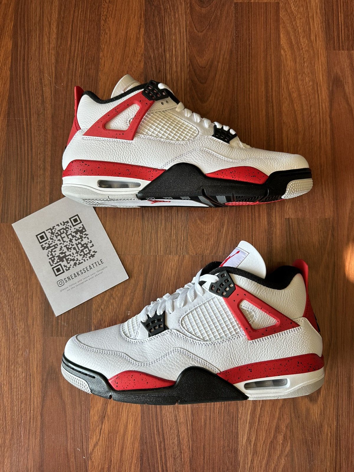 Jordan 4 Retro Red Cement Size 11M DH6927-161