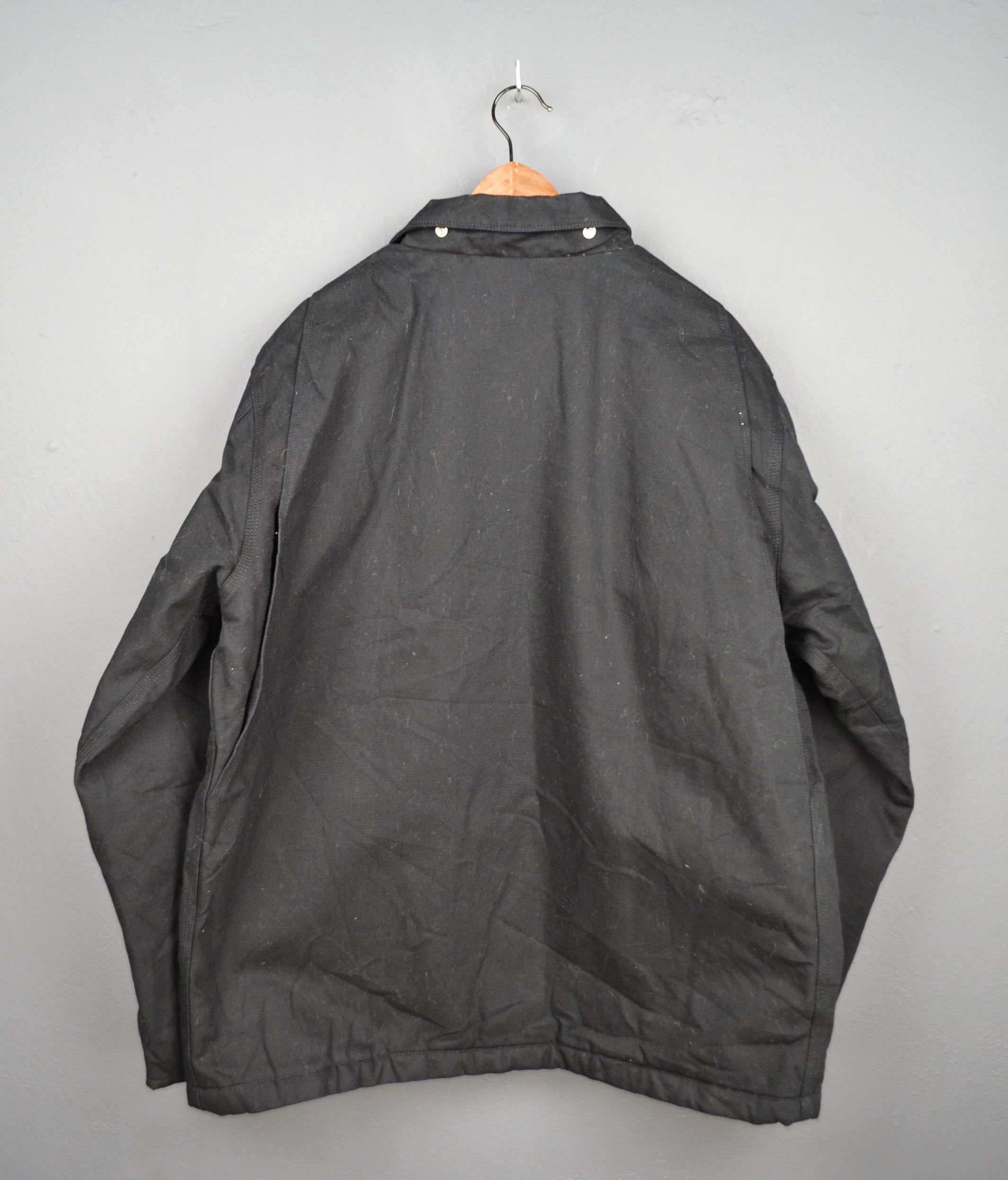 Carhartt Carhartt Men's 104293 Washed Duck Coat Sherpa Lined Black L Size US L / EU 52-54 / 3 - 16 Thumbnail