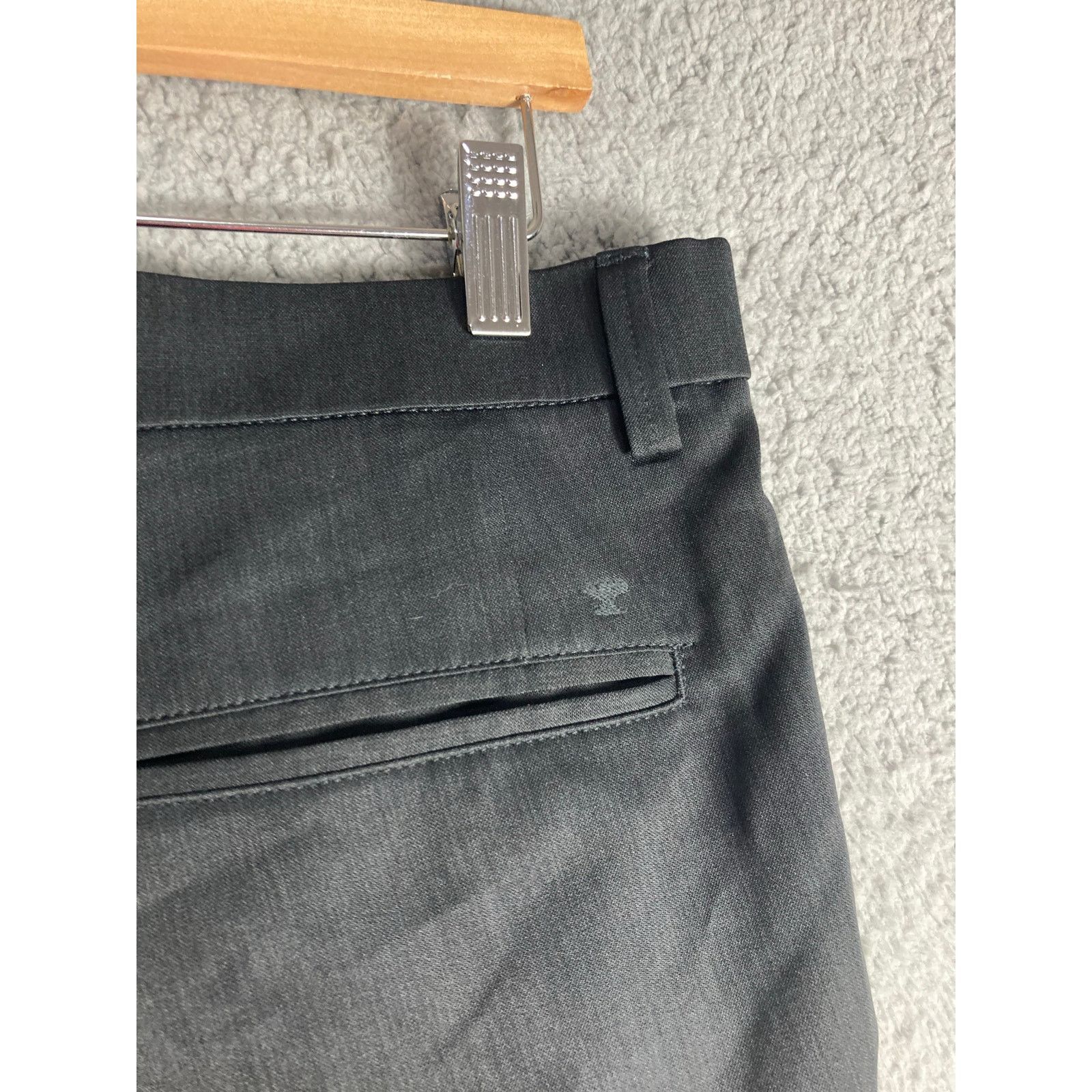 Haggar Haggar H26 Men's Dress Pants Gray 32x32 Business Casual Size US 32 / EU 48 - 9 Thumbnail