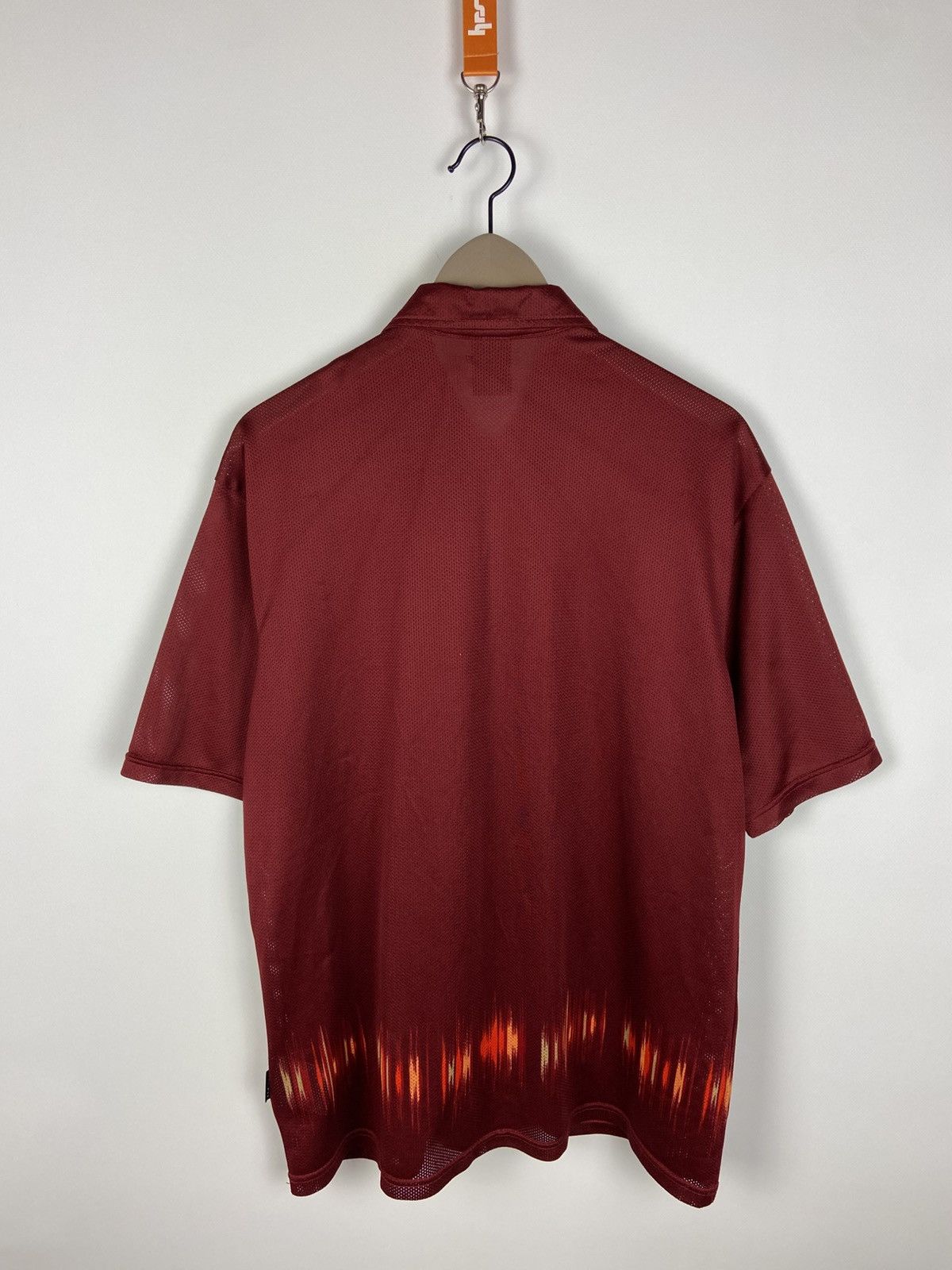 Nike × Vintage Vintage Nike Button-Up Y2k Mens Logo Short Sleeve Shirt RARE Size US M / EU 48-50 / 2 - 2 Thumbnail
