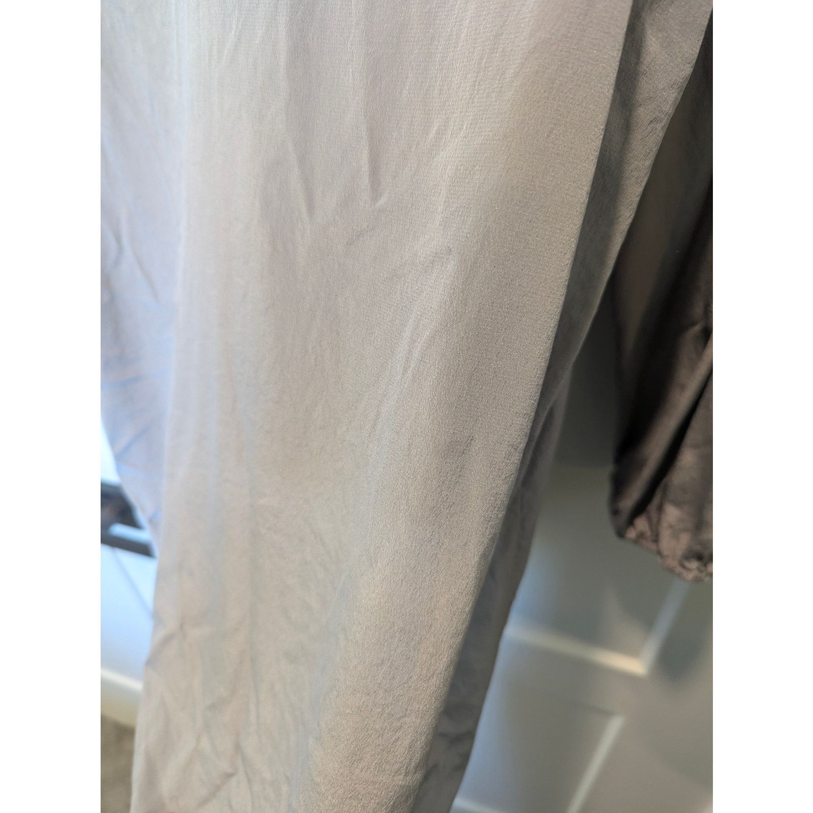 Other Tucker Grey Silk Peasant Balloon Sleeve Blouse Medium Size M / US 6-8 / IT 42-44 - 6 Thumbnail