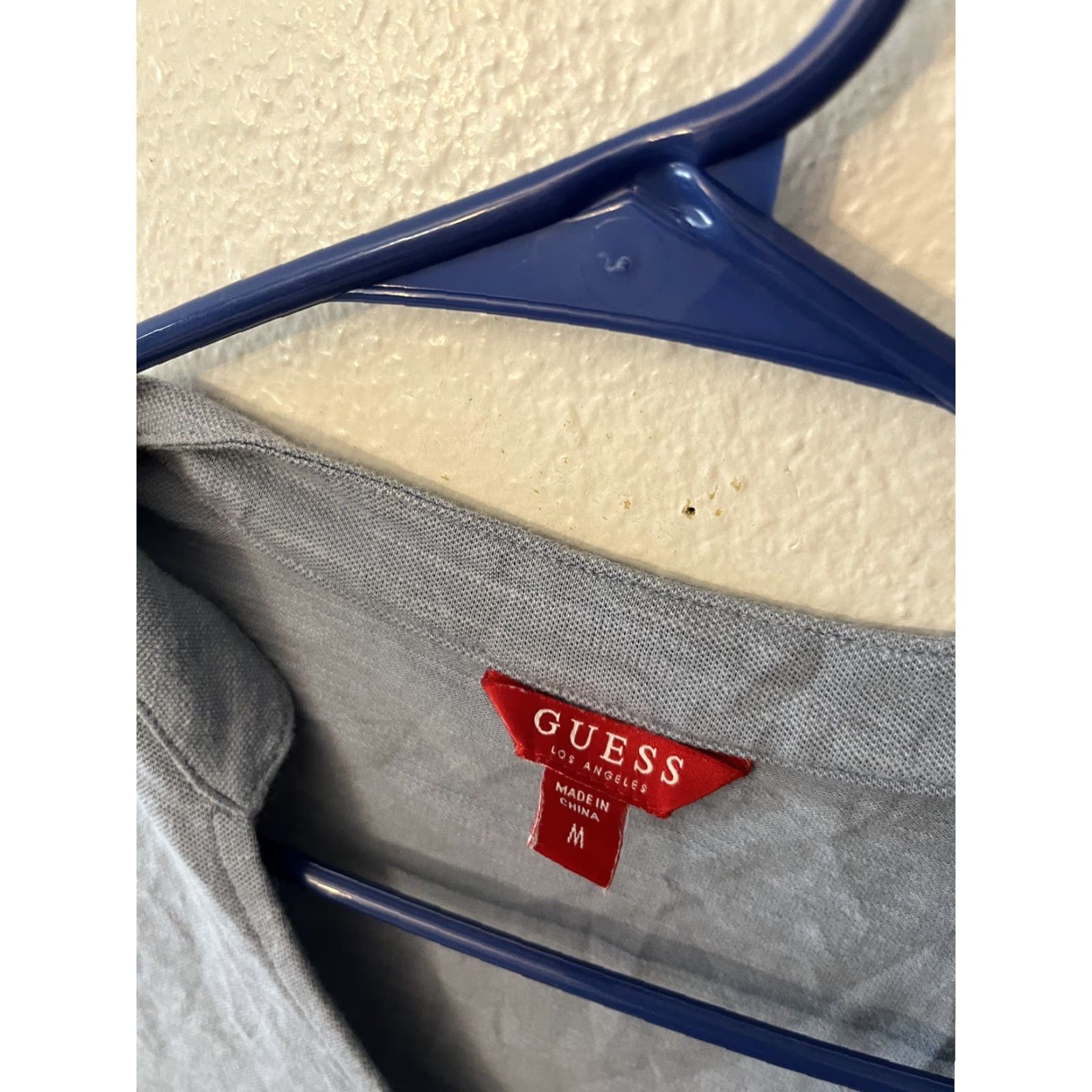 Guess VINTAGE GUESS Logo Shirt Women’s Adult Medium Blue V-Neck 90s Womens Size M / US 6-8 / IT 42-44 - 3 Thumbnail
