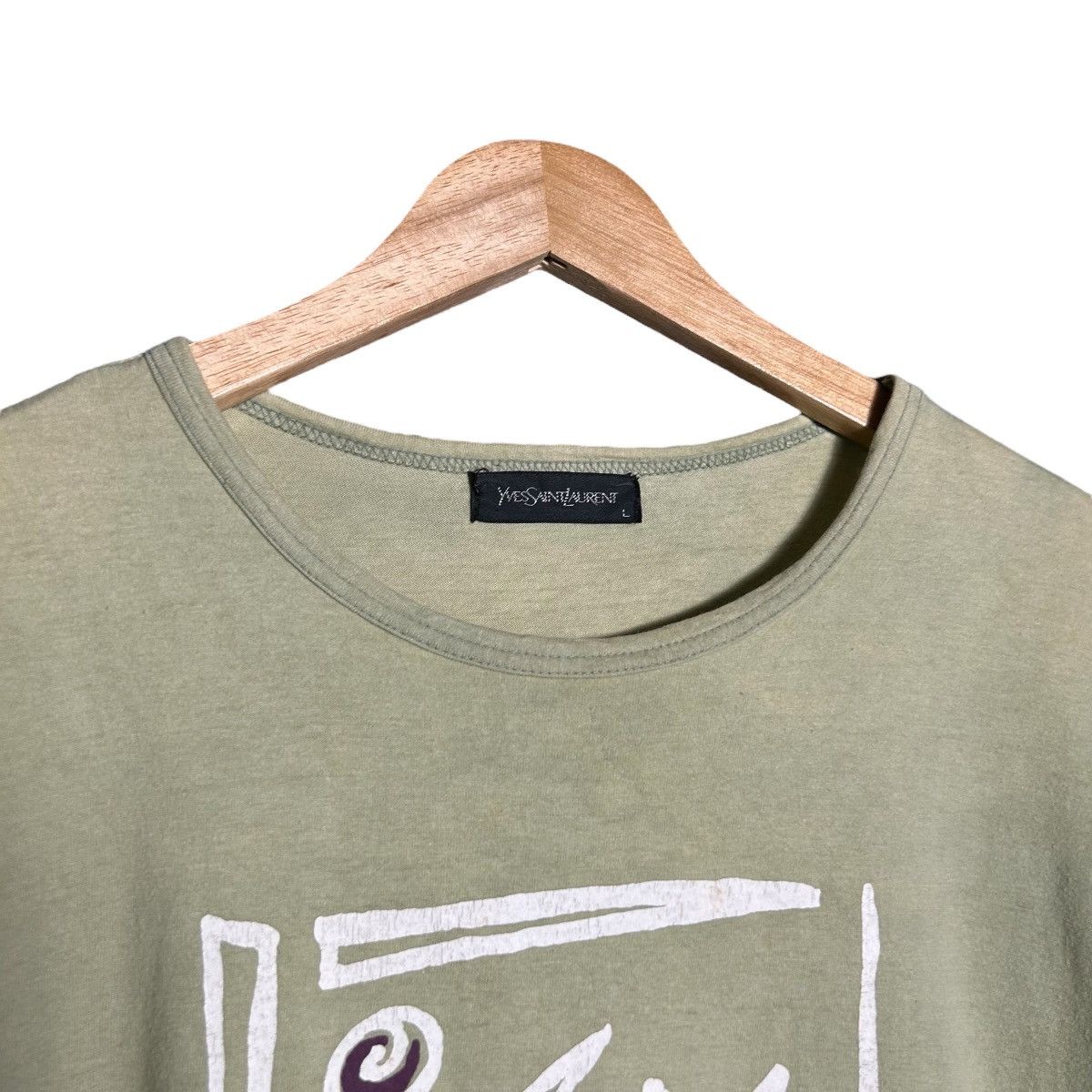 Yves Saint Laurent Vintage Yves Saint Laurent T shirt Size L / US 10 / IT 46 - 3 Thumbnail