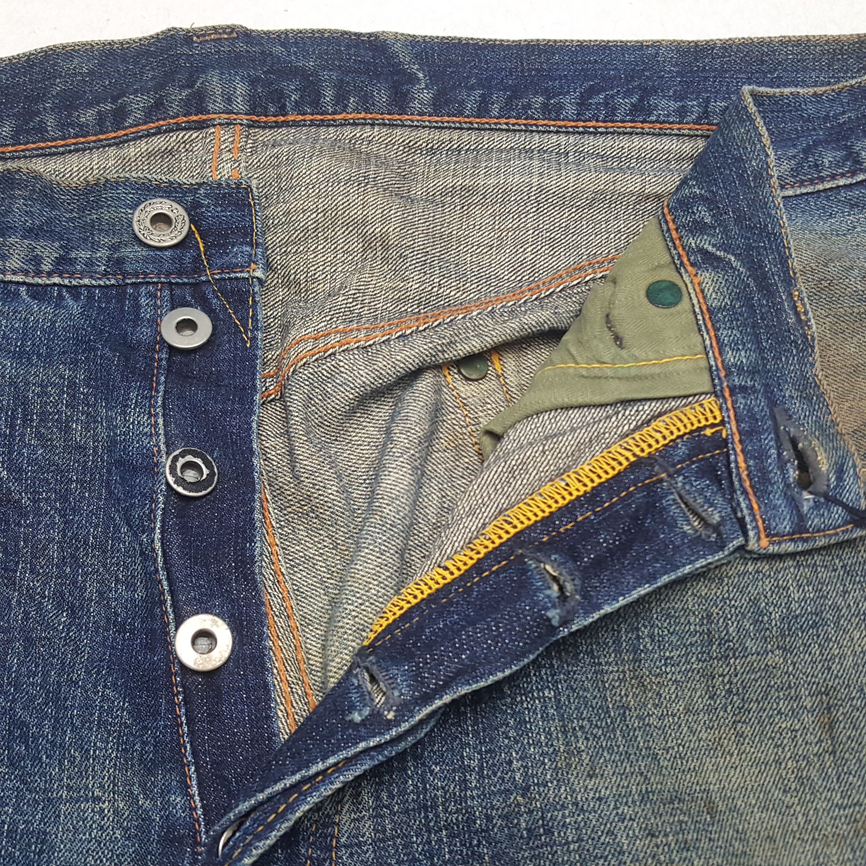 Japanese Brand × The Real McCoy's × Vintage Vintage McCoy's Selvedge Japanese Brand Denim Jeans Size US 35 - 7 Thumbnail