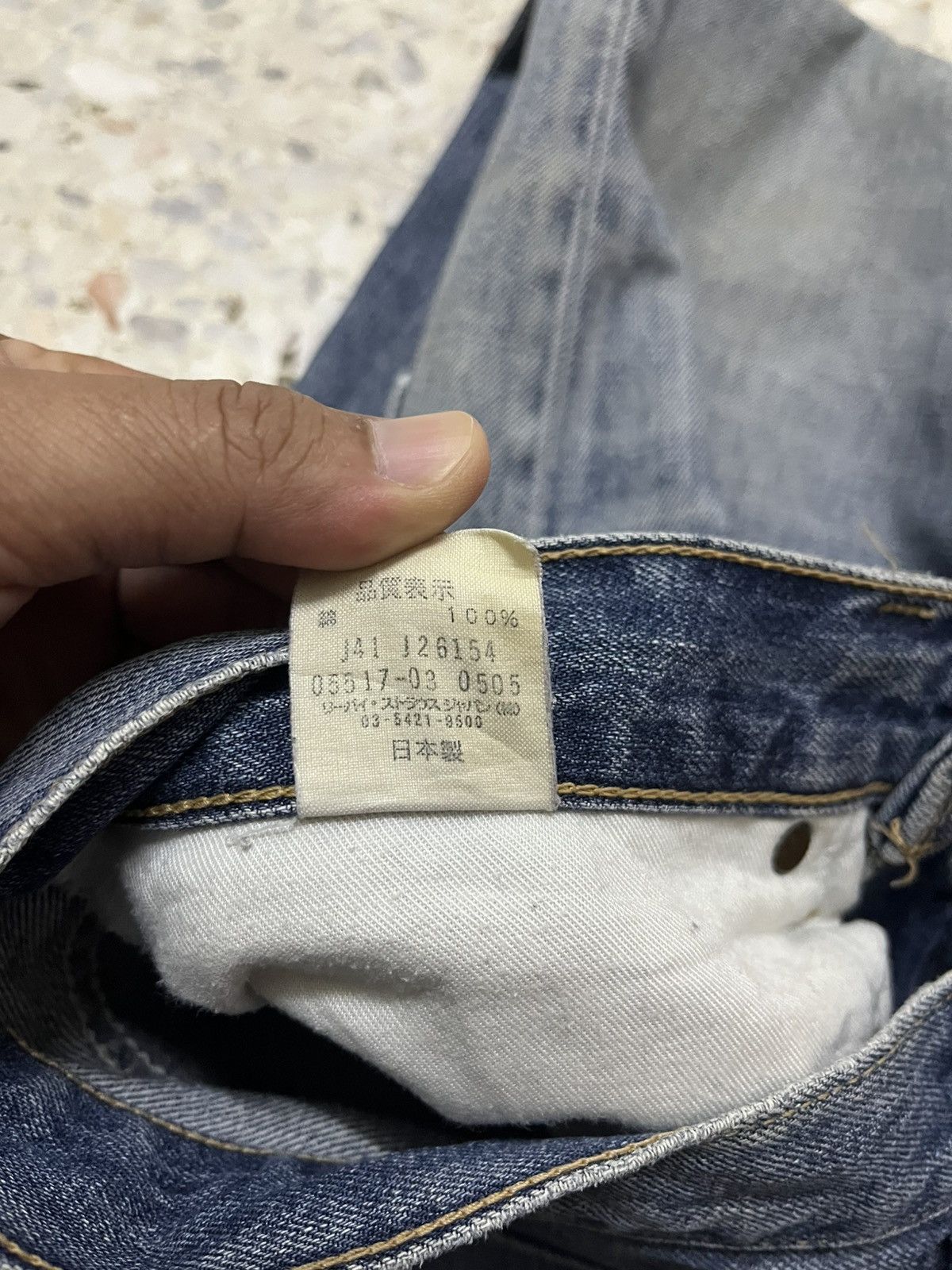 vintage levis 517 boot cut light blue jeans