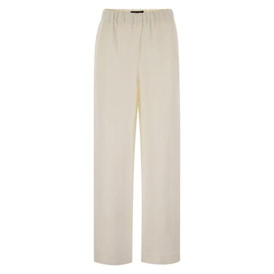 Fabiana Filippi FABIANA FILIPPI Women Straight Pants PAD275F827 WHITE Size 28" / US 6 / IT 42 - 1 Thumbnail