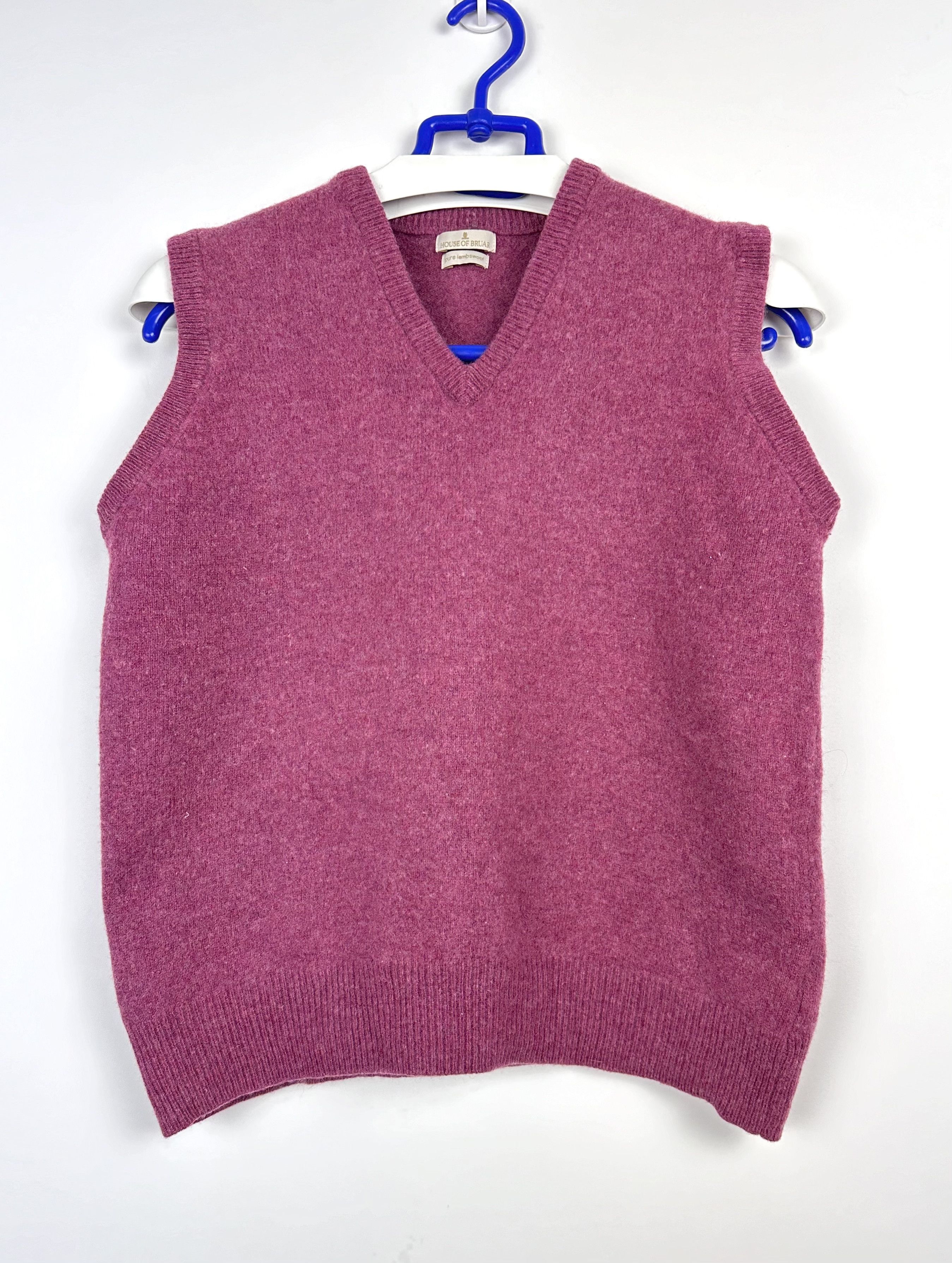 Designer House of Bruar Sleeveless Wool Vest Size M / US 6-8 / IT 42-44 - 1 Thumbnail