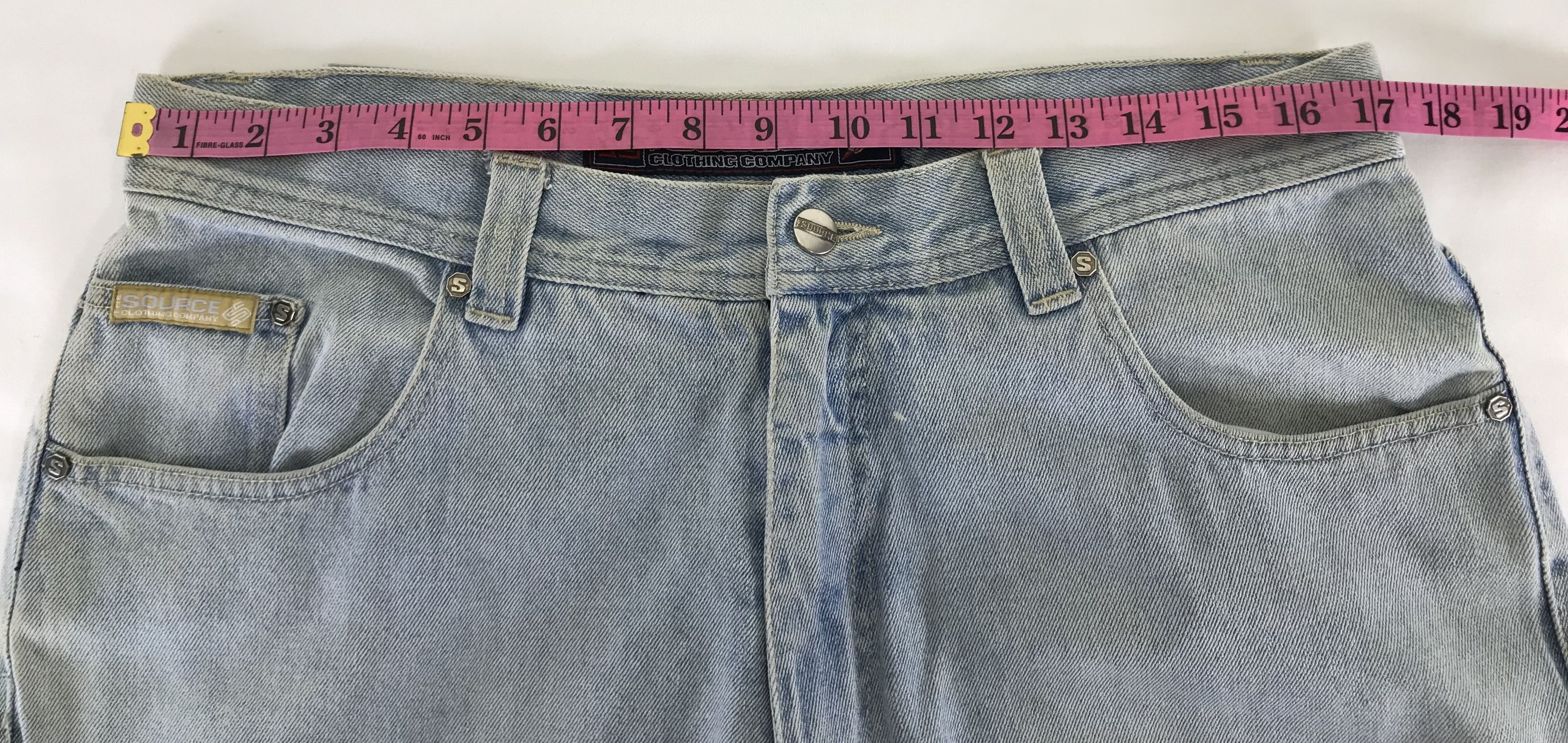 Japanese Brand Vintage Source DNM Patched Wide Baggy Jeans Size US 34 / EU 50 - 18 Thumbnail