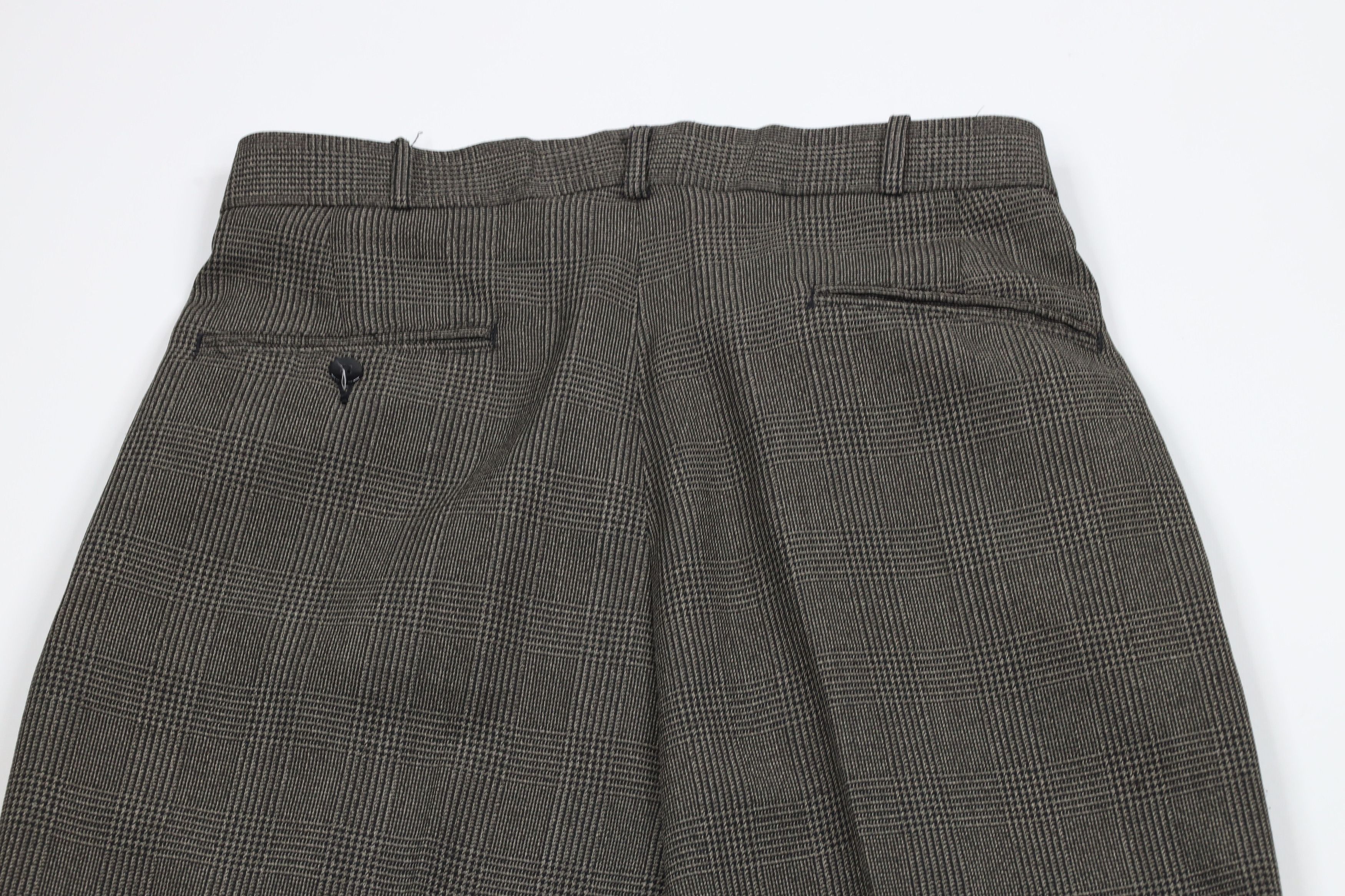 Vintage Deadstock Vintage 90s Streetwear Wide Leg Pants Houndstooth Size US 32 / EU 48 - 11 Thumbnail