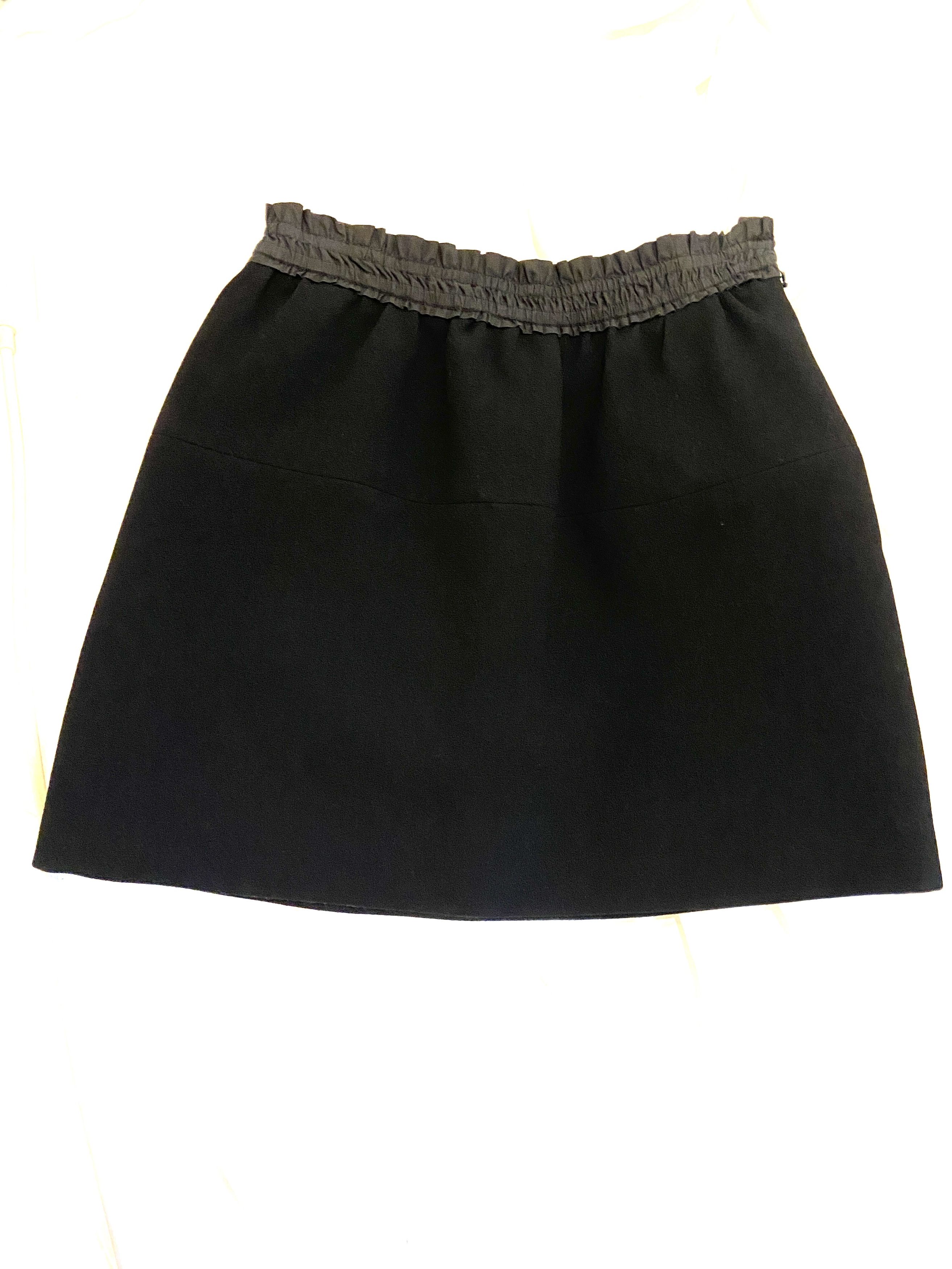 image of Balenciaga By Nicolas Ghesquiere 2012 Collection Mini Skirt in Black, Women's (Size 26)