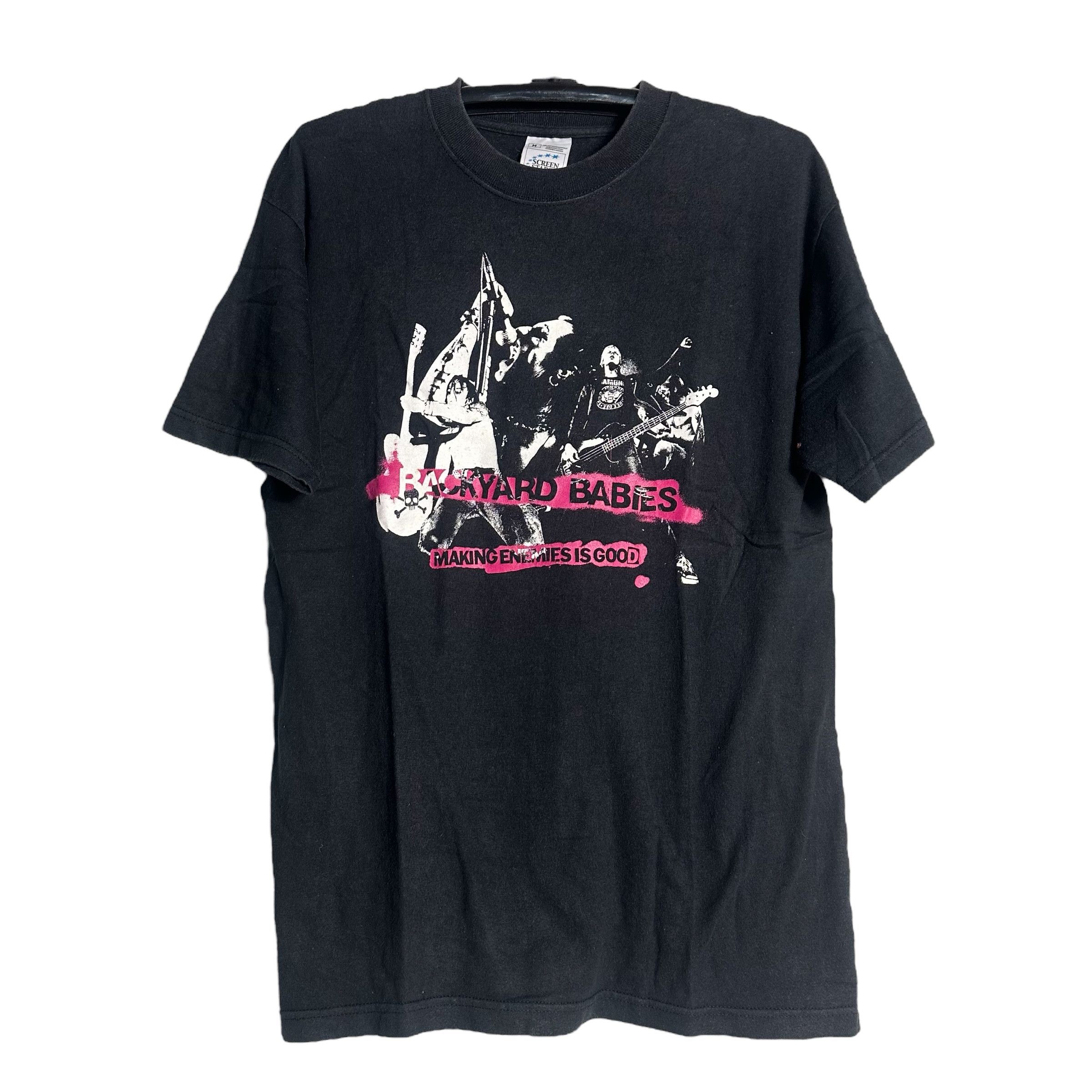 Band Tees 🔥RARE🔥Vintage 90s BACKYARD BABIES Swedish Rock Band Shirt Size US M / EU 48-50 / 2 - 1 Thumbnail