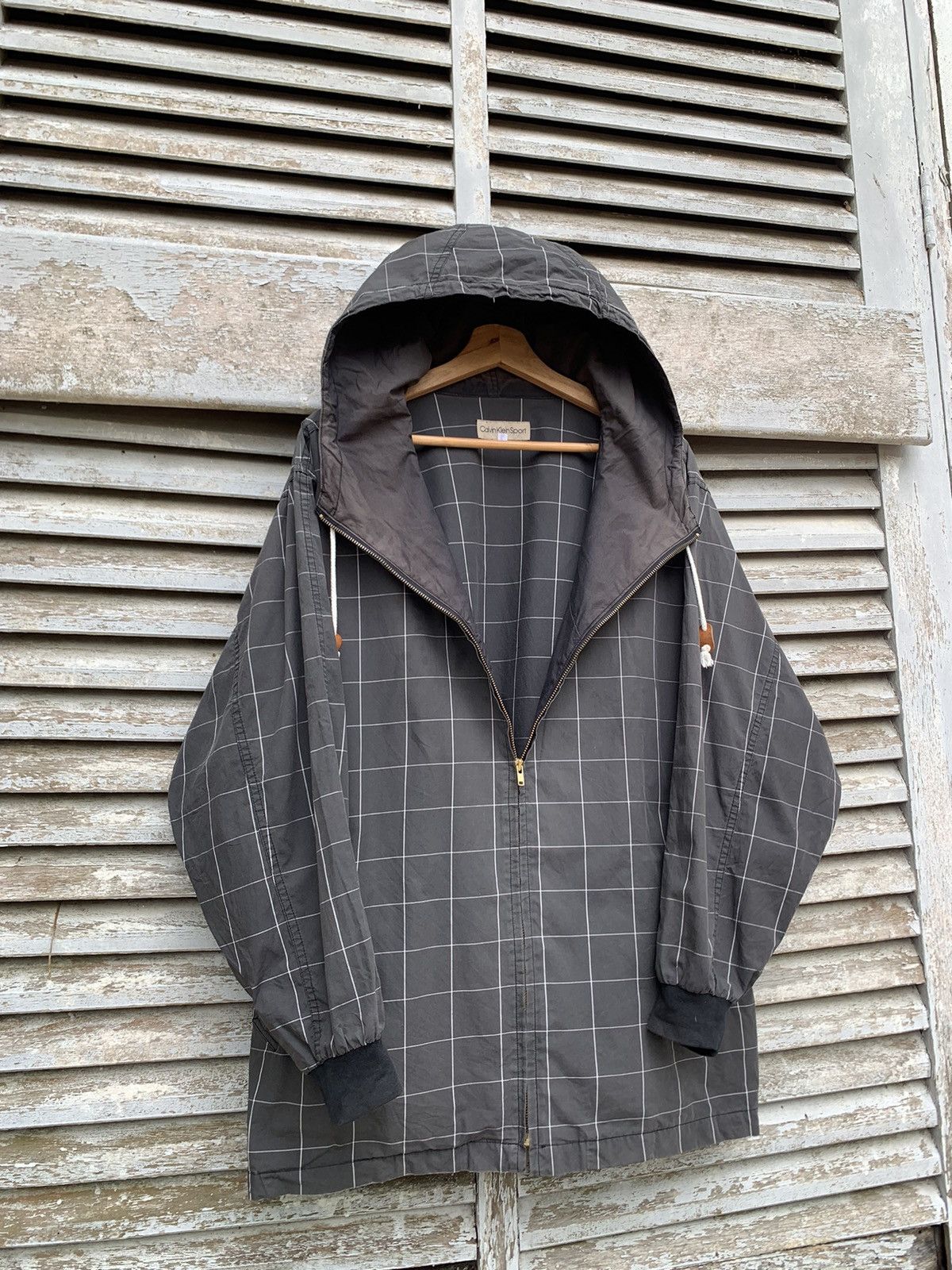 Calvin Klein Calvin Klein Flannel Hooded Jacket Size US L / EU 52-54 / 3 - 5 Thumbnail