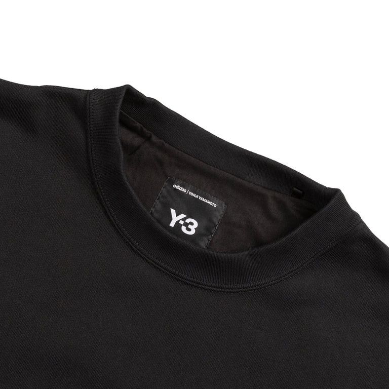 Y-3 o1s22i1n0125 Cotton Crewneck Sweatshirt in Black Size US XL / EU 56 / 4 - 2 Thumbnail