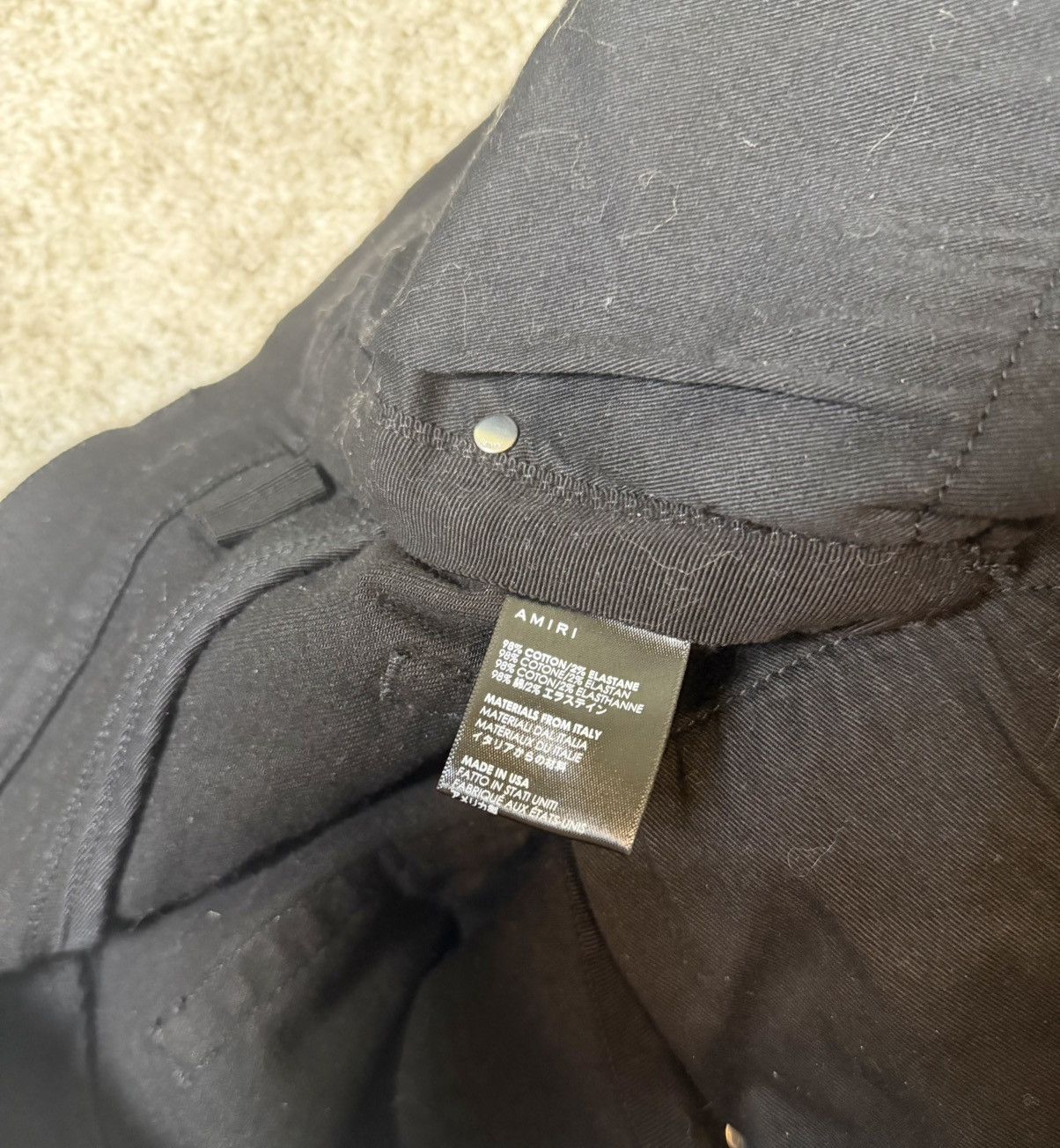 Amiri Amiri Skinny Jeans Black Size US 32 / EU 48 - 5 Thumbnail