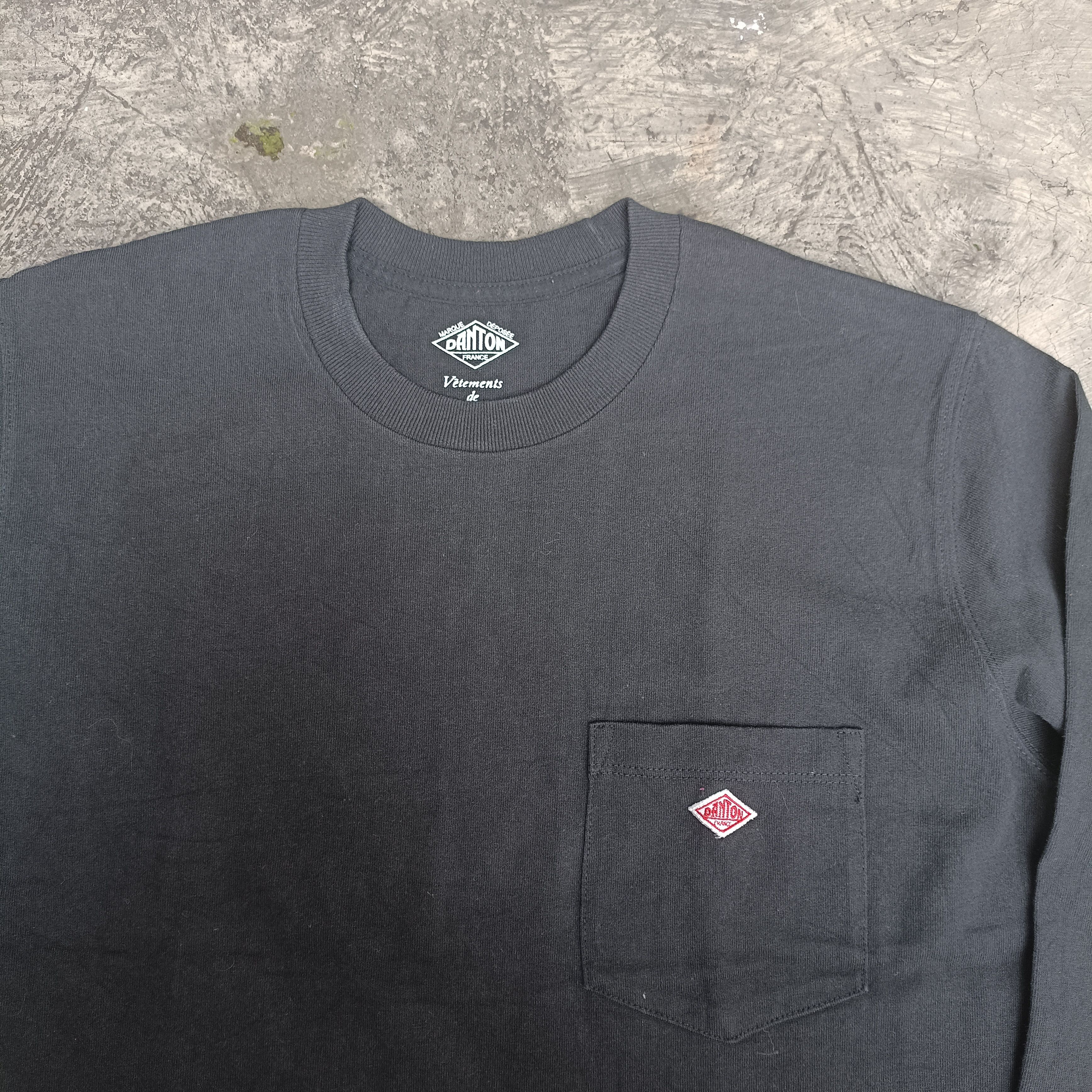 Danton Danton Logo Pocket LS Tee Size M / US 6-8 / IT 42-44 - 4 Thumbnail