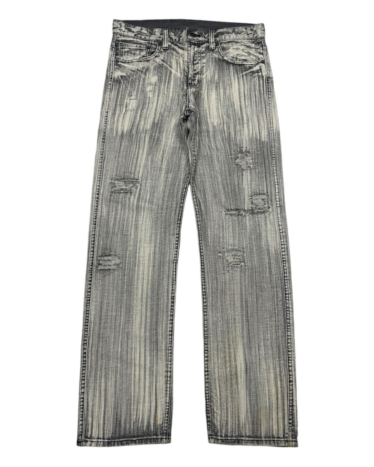 Hysteric Glamour × If Six Was Nine × Tornado Mart 🔥TORNADO MART BLEACHED DISTRESS DENIM JEANS Size US 32 / EU 48 - 7 Thumbnail
