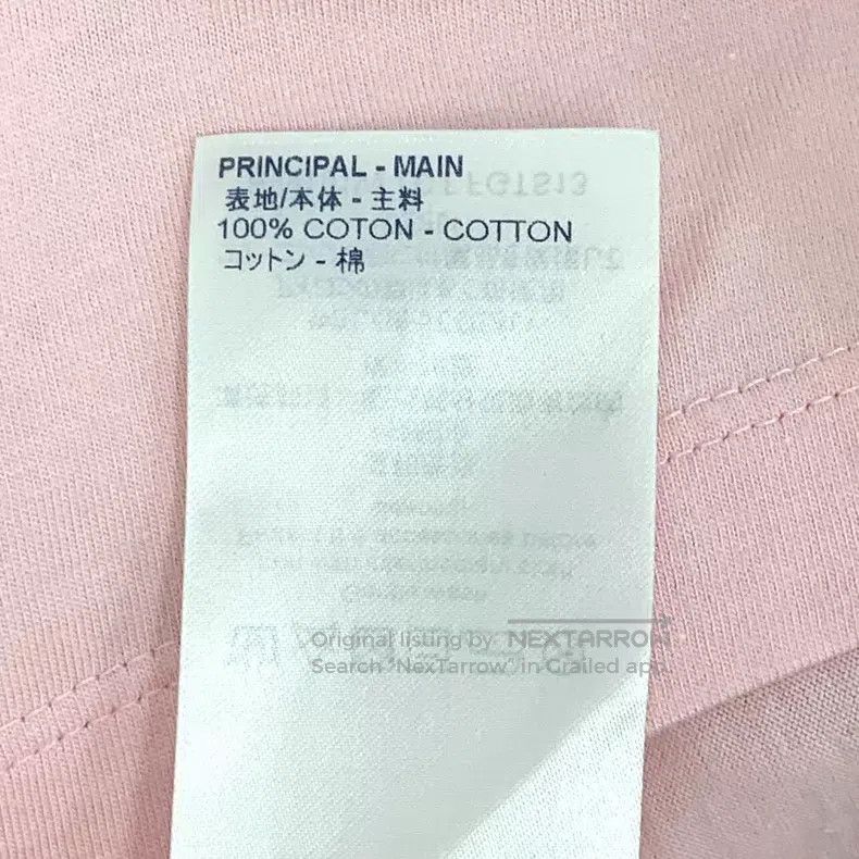 Louis Vuitton Louis Vuitton Pink logo monogrammed chain cotton crew neck Size XS / US 0-2 / IT 36-38 - 8 Thumbnail
