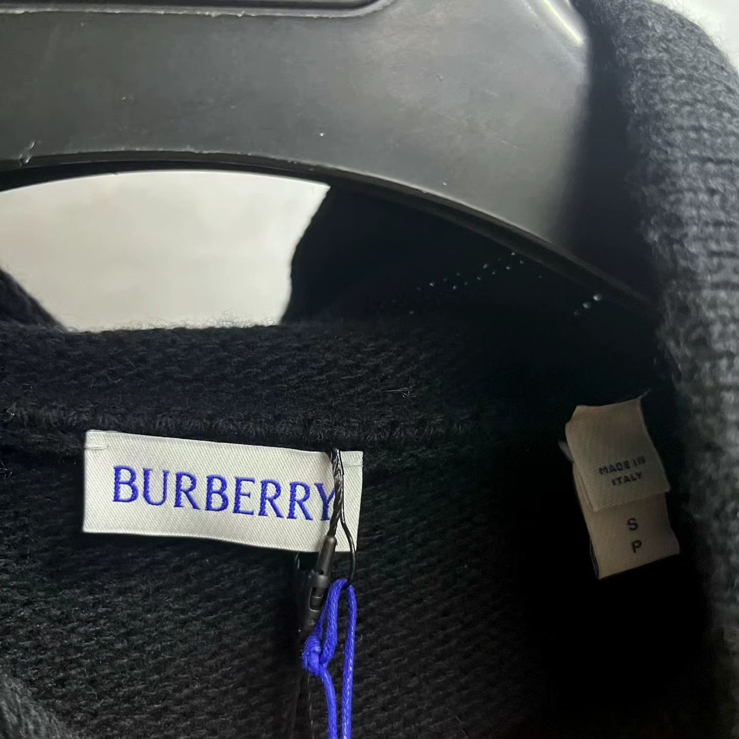 Burberry burberry black hoodie with logo design Size US S / EU 44-46 / 1 - 2 Thumbnail