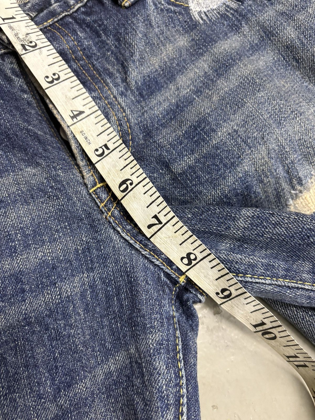 Johnbull JOHNBULL COMPANY Multi Pocket Wash Unique Two Tone Jeans Size US 32 / EU 48 - 16 Thumbnail