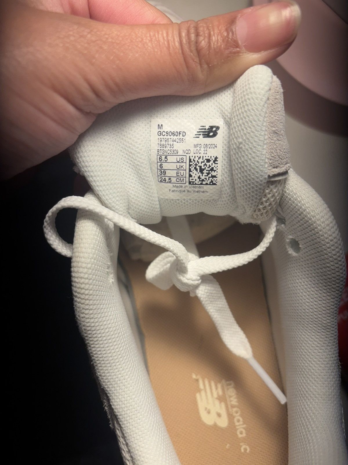 New Balance New Balance White Brown burn Size US 6.5 / EU 39-40 - 12 Thumbnail