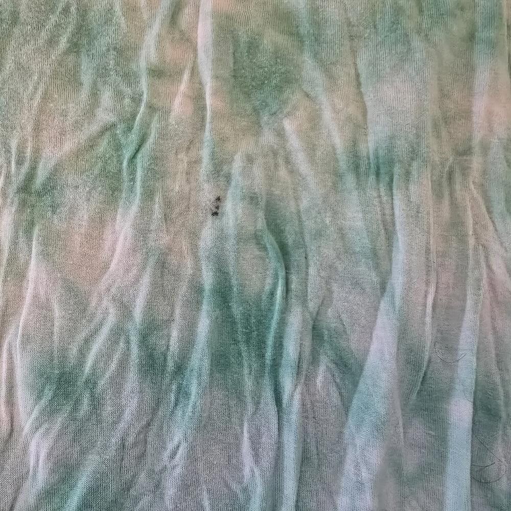 Designer Green Asymmetrical Tie Dyed VA Tank Size M / US 6-8 / IT 42-44 - 3 Thumbnail