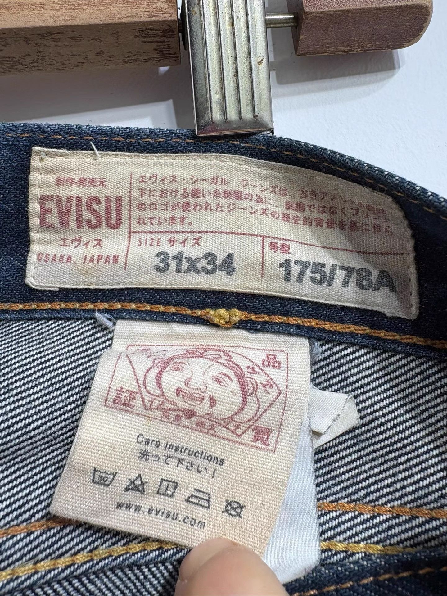 Evisu EVISU Big M NO.3 Embroidered Jeans K29 Size US 32 / EU 48 - 7 Thumbnail