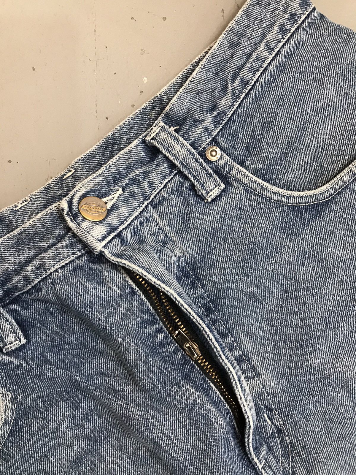 Dickies × Vintage Vintage Dickies big baddy embroidered denim Size US 31 - 6 Thumbnail