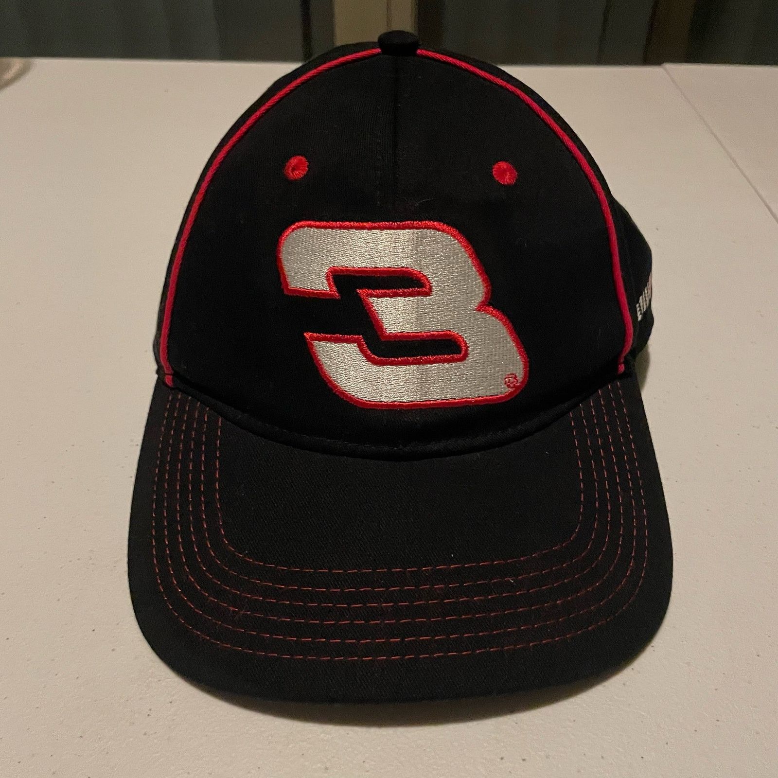 NASCAR Vintage Dale Earnhardt #3 RCR NASCAR Strapback Hat OSFA Size ONE SIZE - 2 Thumbnail