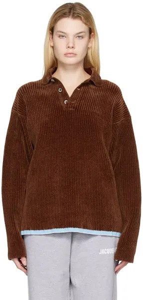 Jacquemus JACQUEMUS LE POLO DUCI BROWN Size US S / EU 44-46 / 1 - 4 Thumbnail
