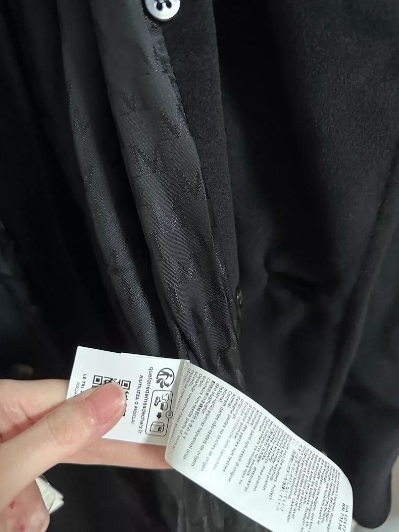 Max Mara Max Mara 101801 Black Coat Size L / US 10 / IT 46 - 6 Thumbnail