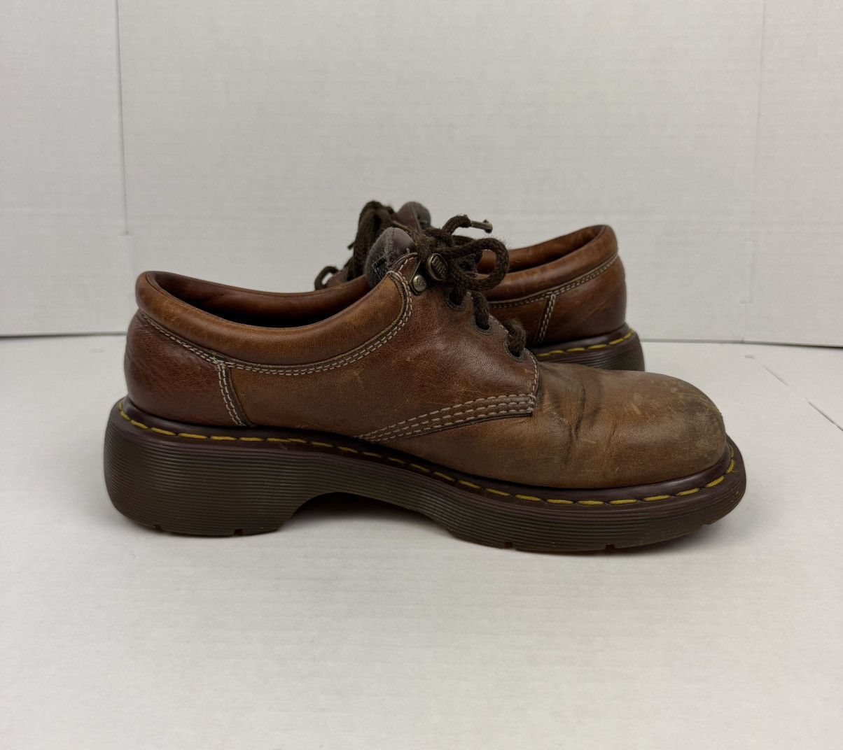 Dr. Martens Dr Martens 3A80 Lace Up Chunky Sole Gibson Oxford 3-Eye Y2K Size US 9 / EU 42 - 8 Thumbnail