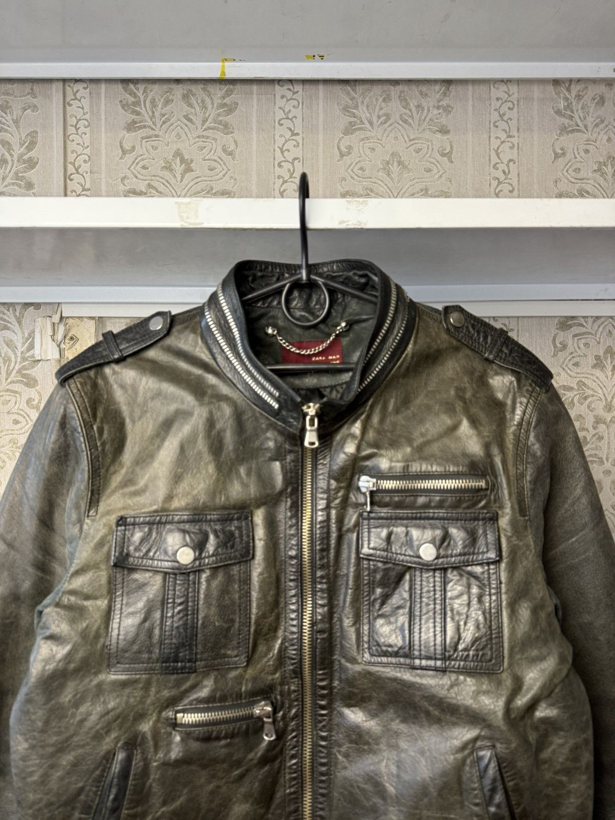 Leather Crazy True Vintage Cycle Rider Leather Jacket Biker Rare Y2K Size US L / EU 52-54 / 3 - 2 Thumbnail