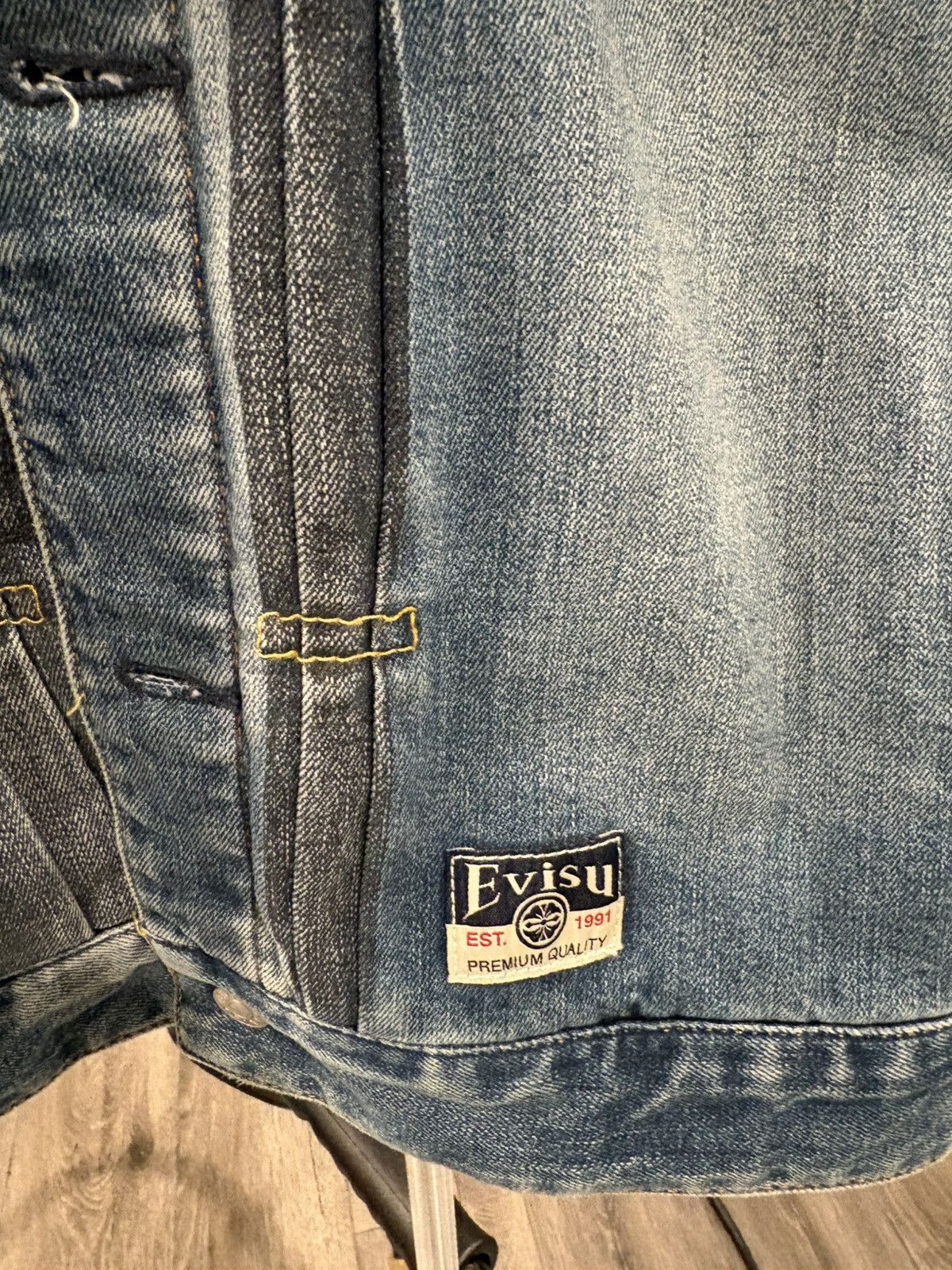 Evisu Evisu denim jacket Size US XL / EU 56 / 4 - 2 Thumbnail